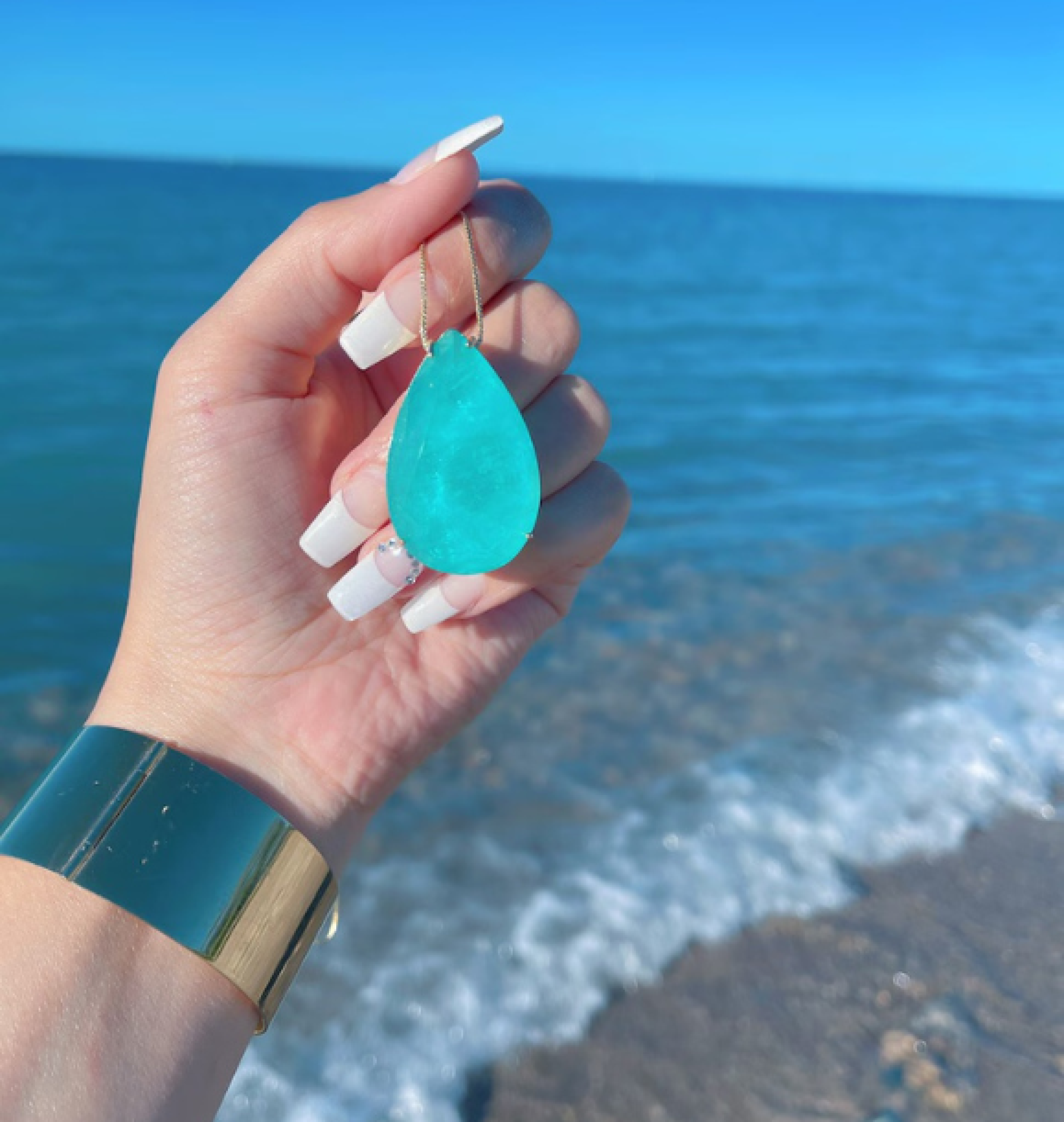 paraiba necklace
