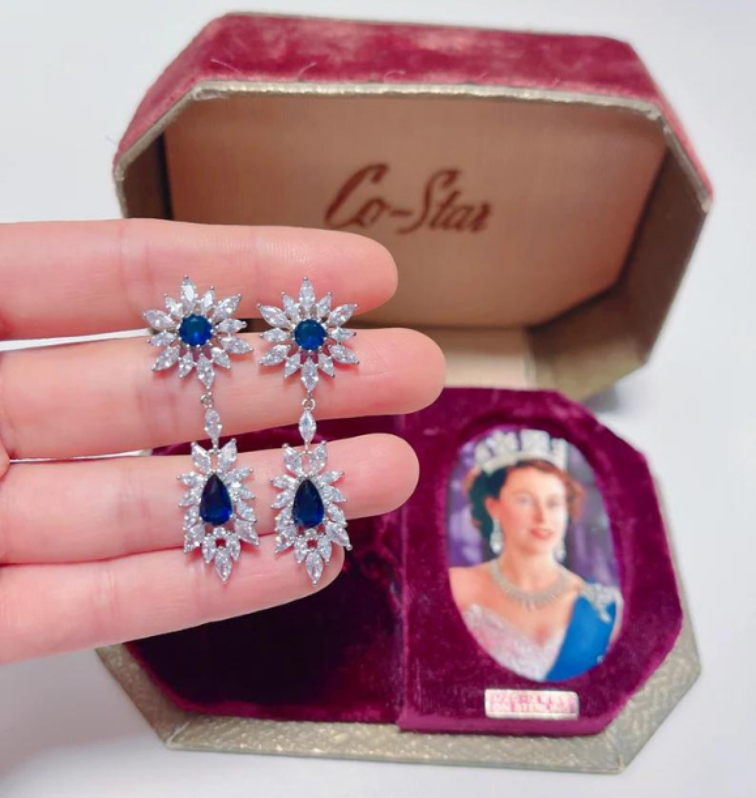 sapphire earrings