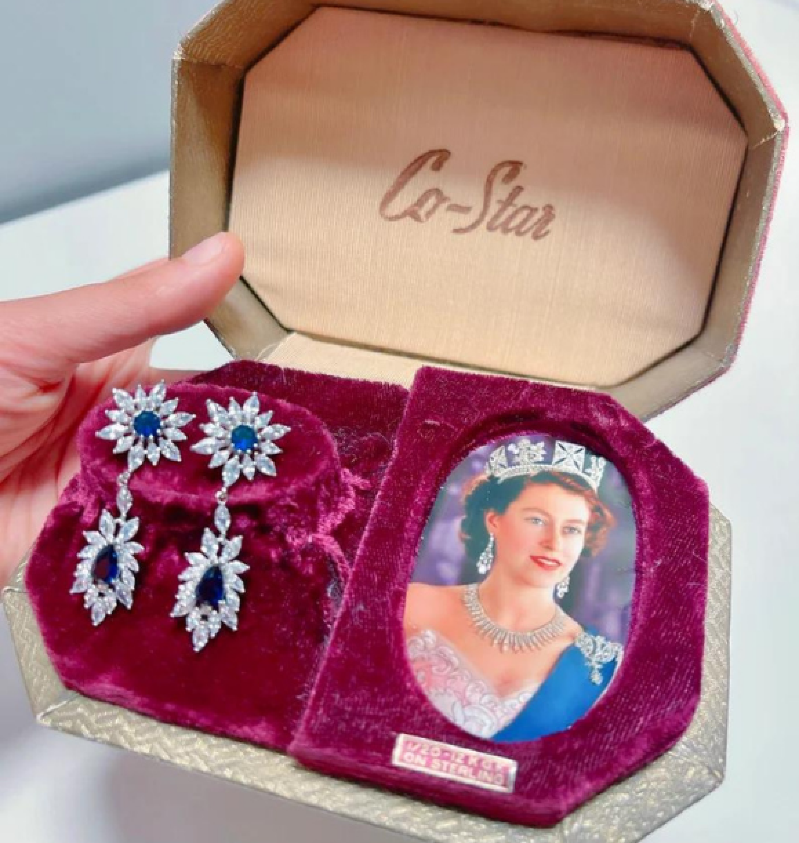 sapphire earrings