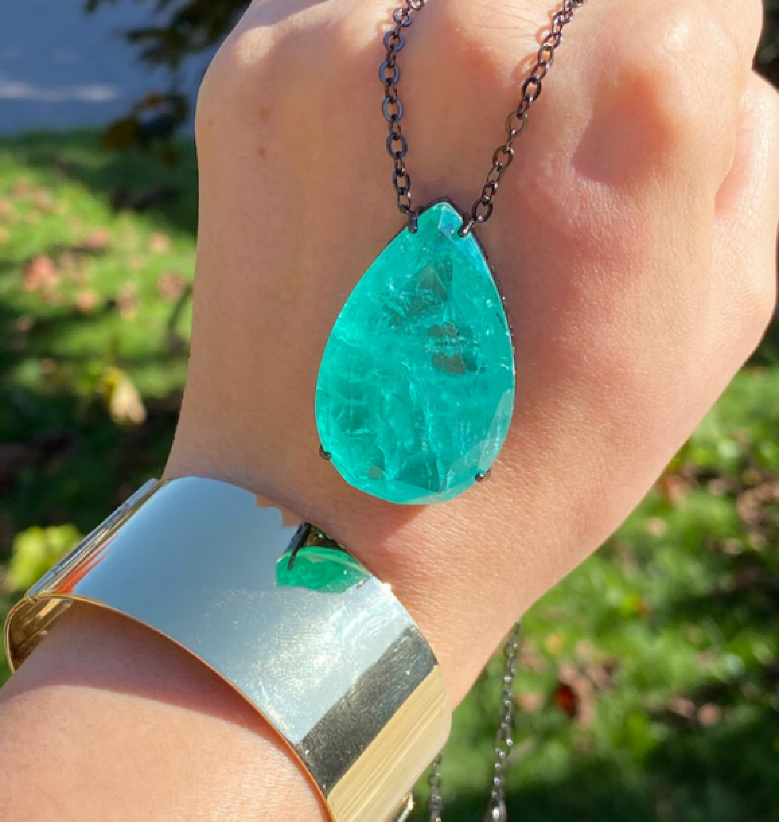 emerald necklace