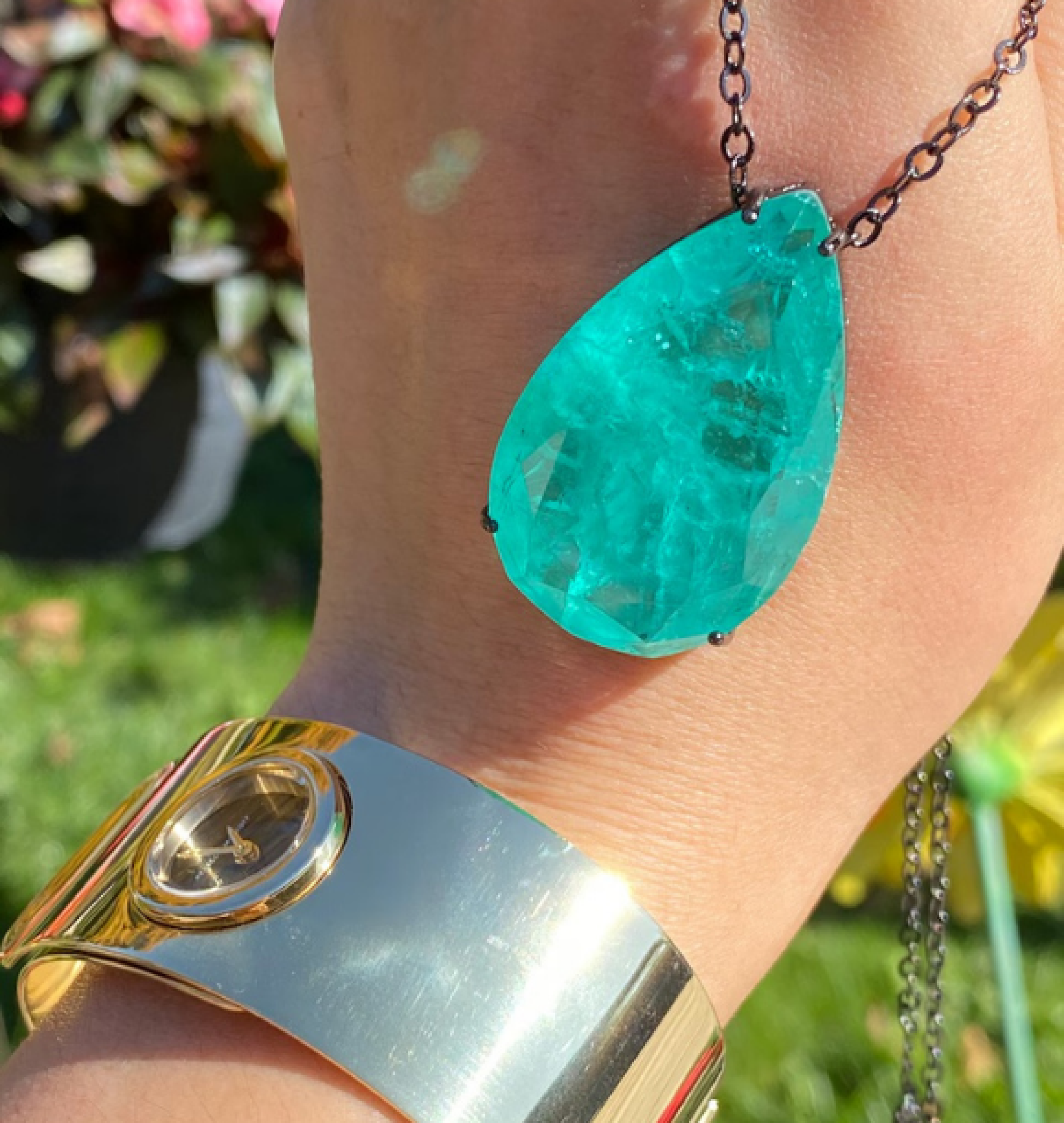 emerald necklace