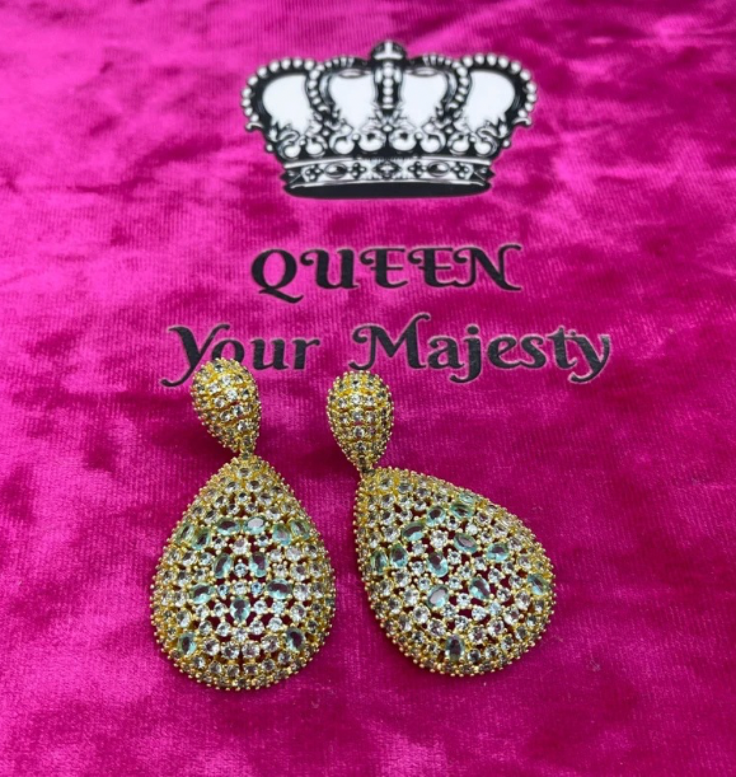 glam earrings