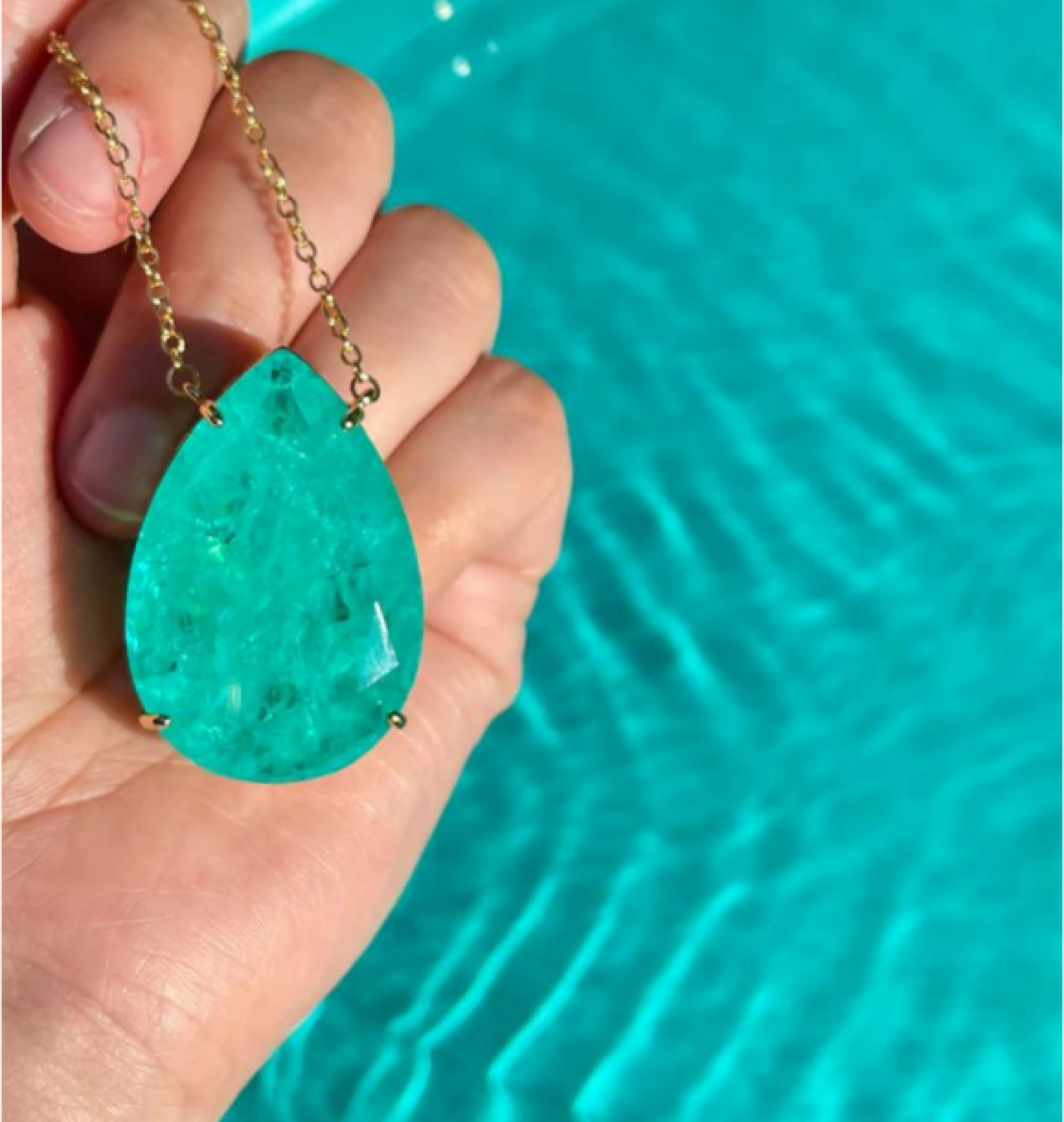 paraiba necklace