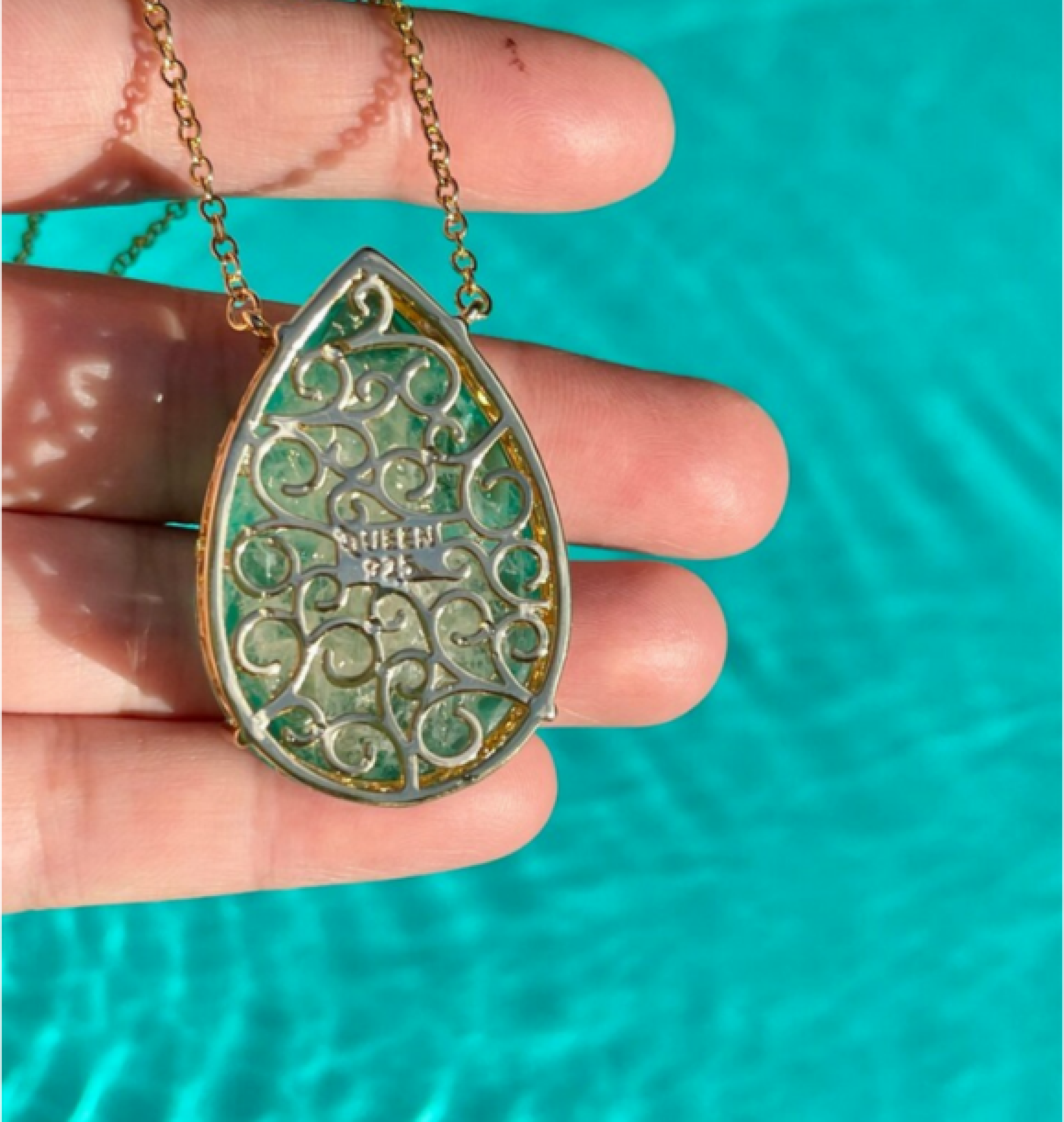 paraiba necklace