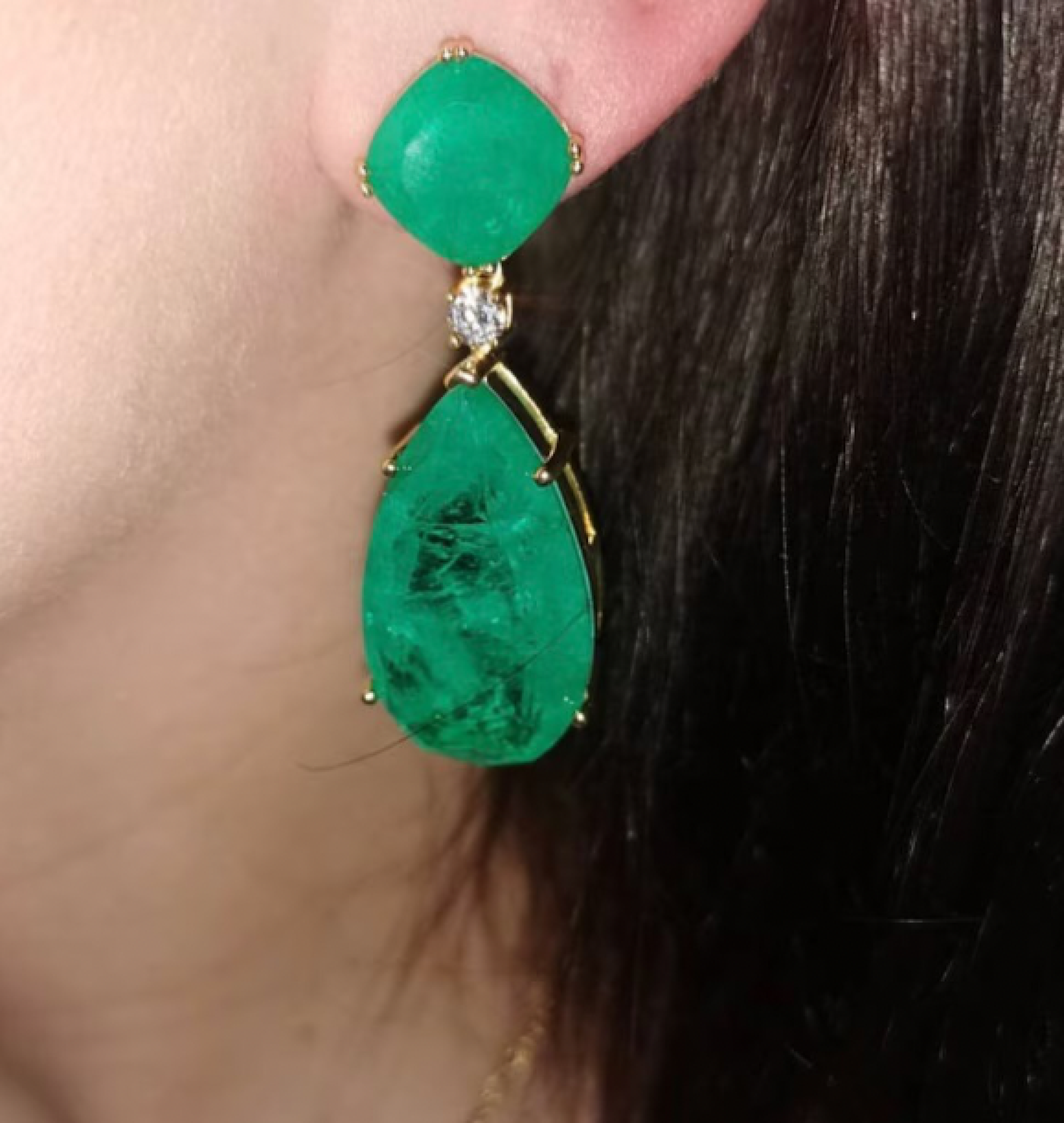 emerald earrings