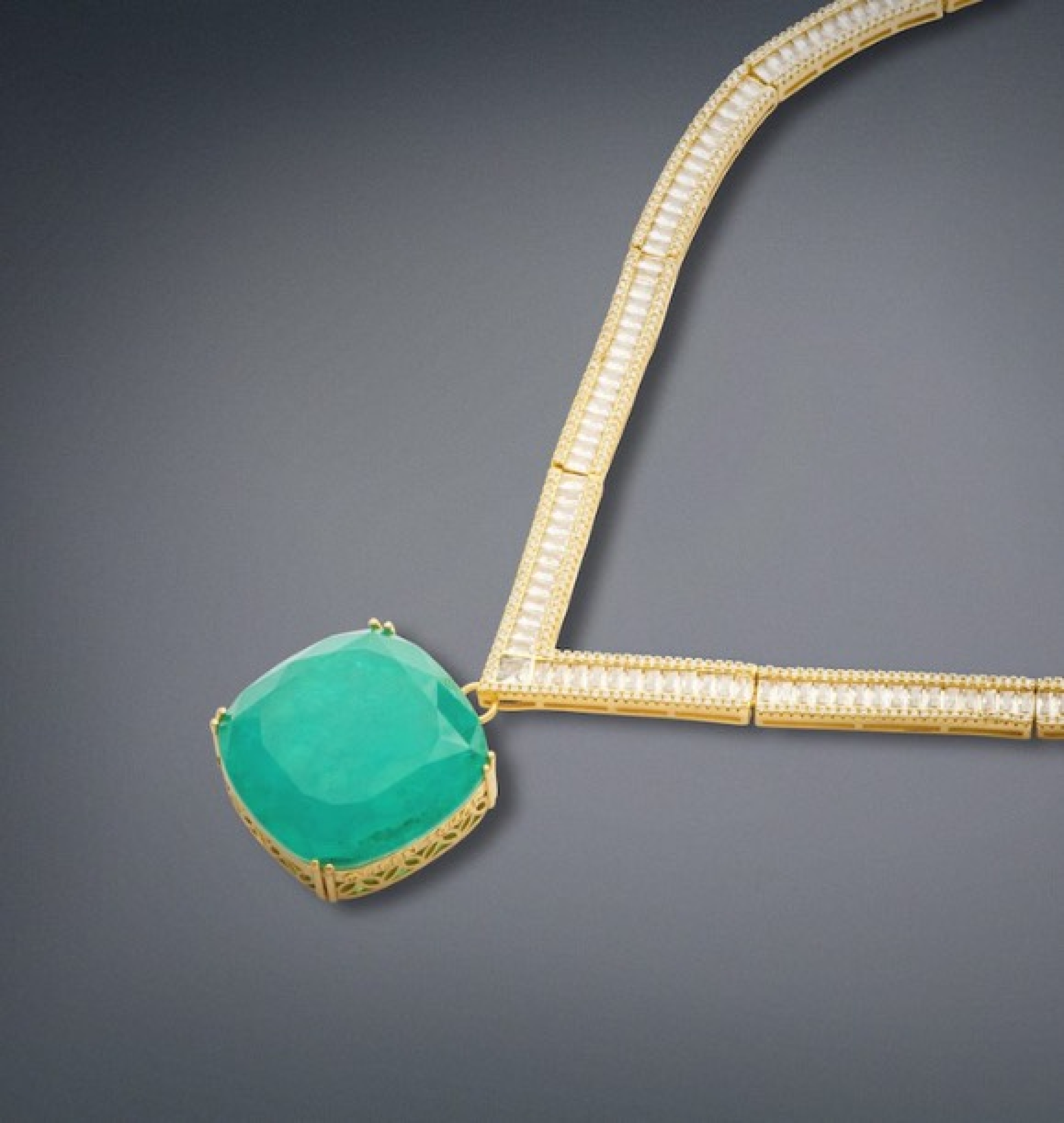 emerald choker