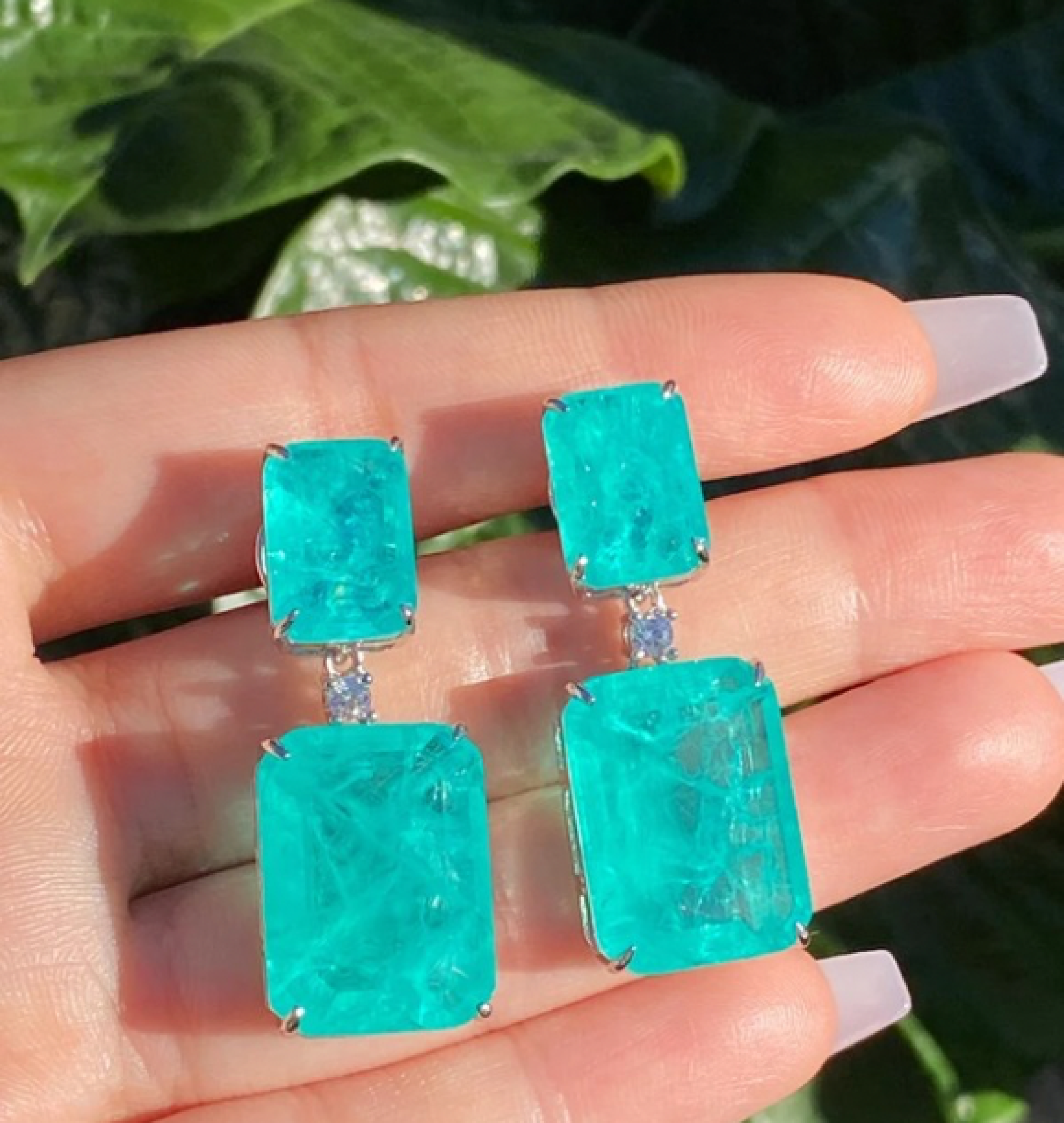 emerald earrings