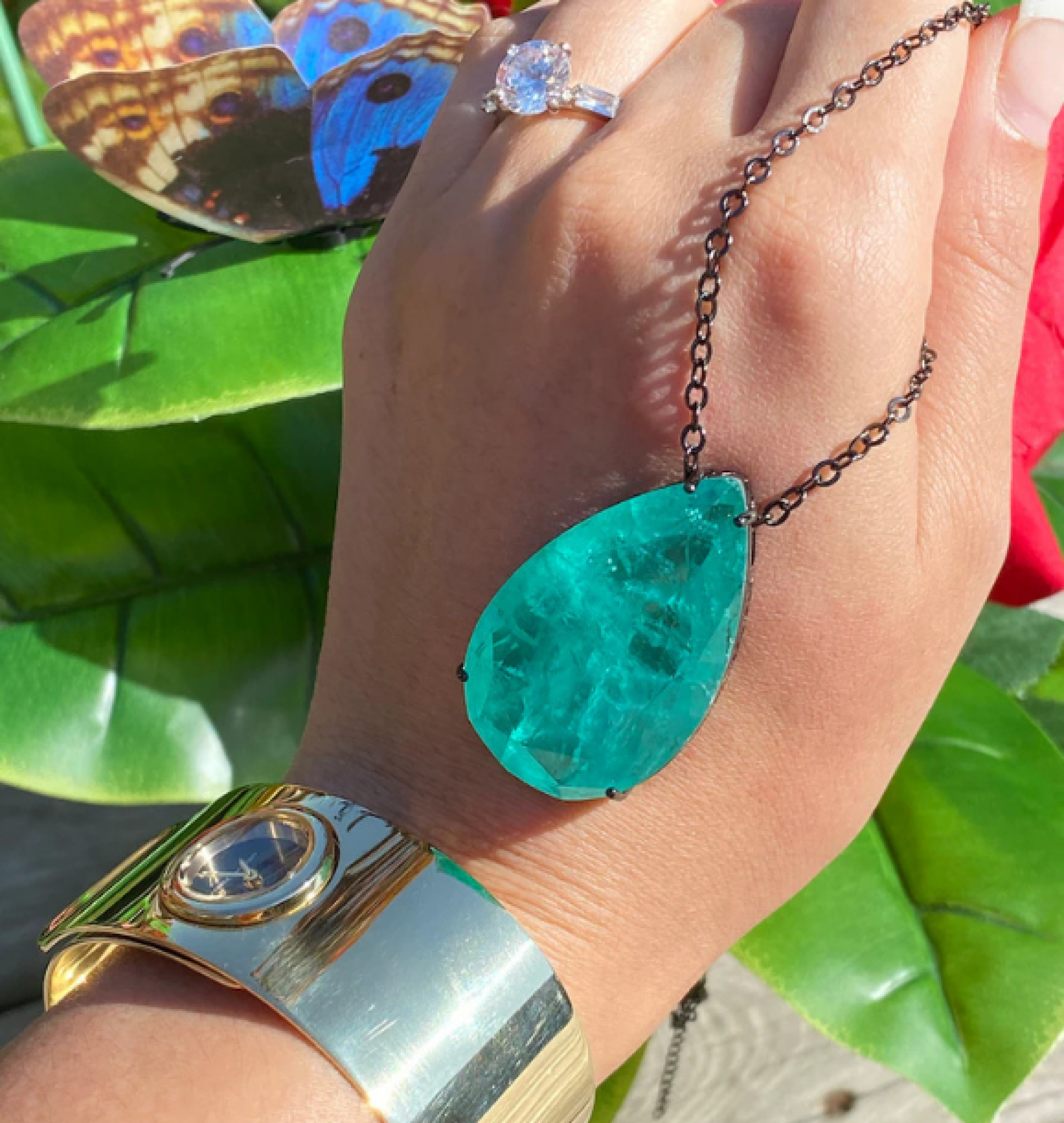 emerald necklace