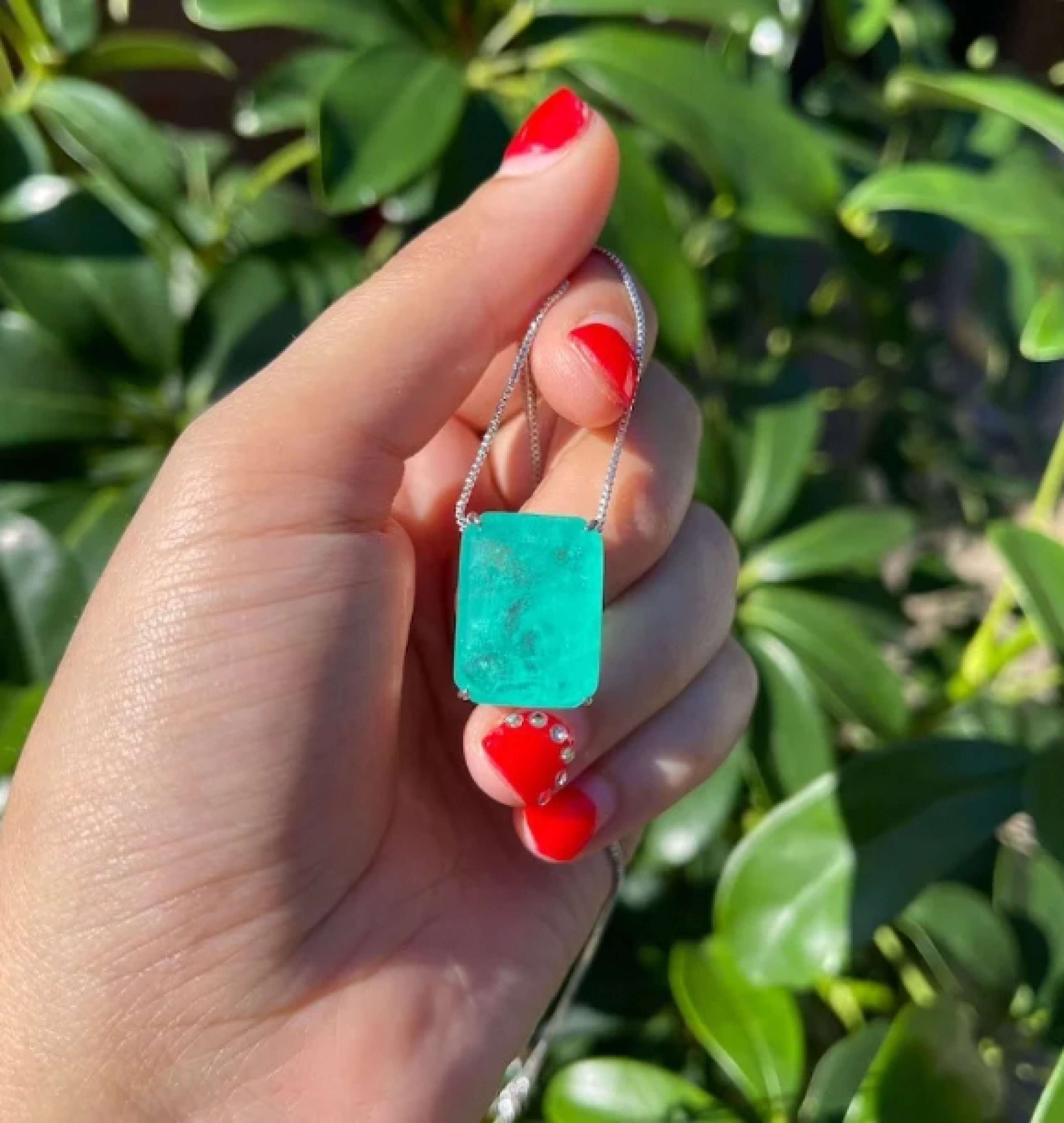 emerald necklace