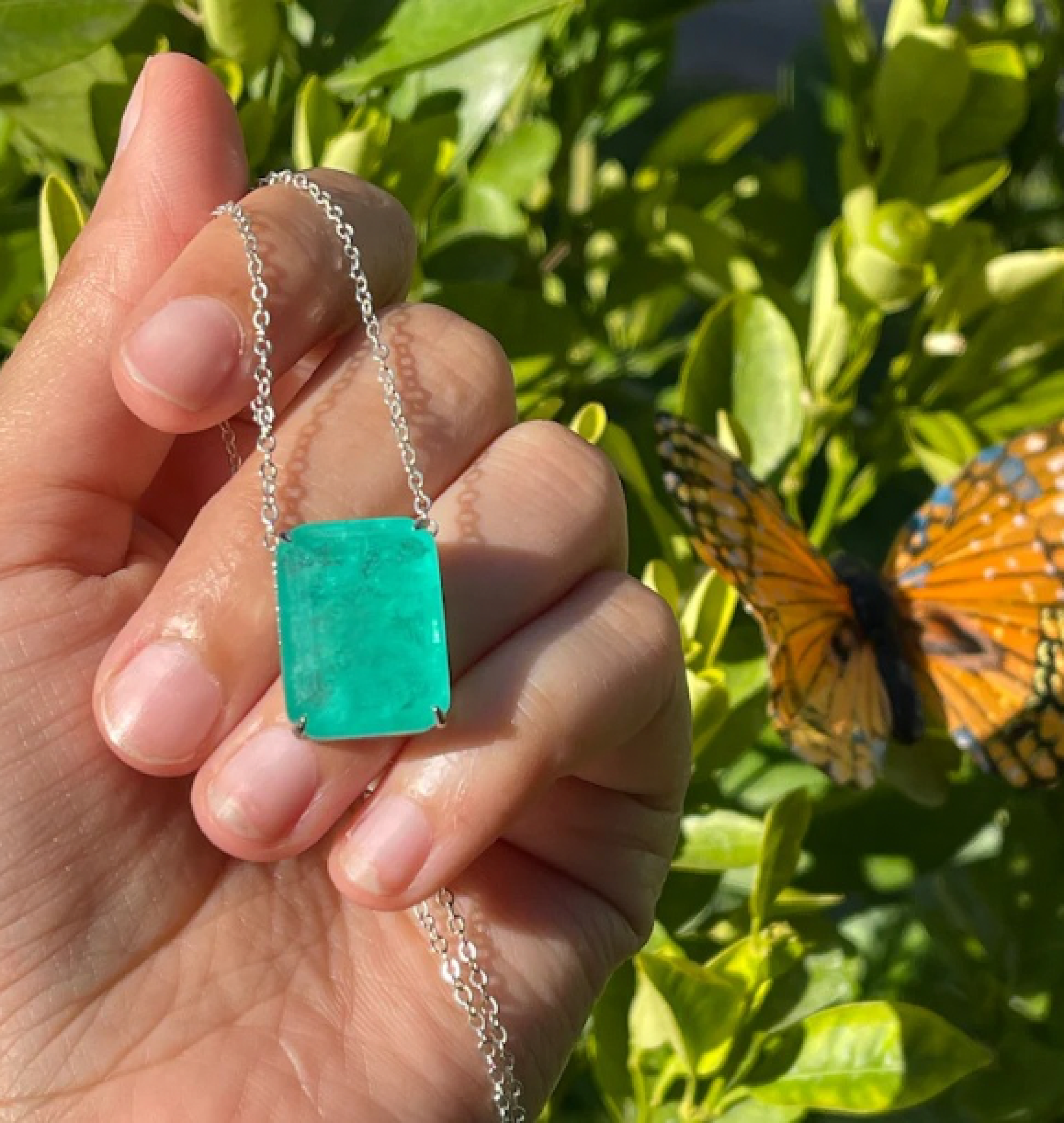 emerald necklace