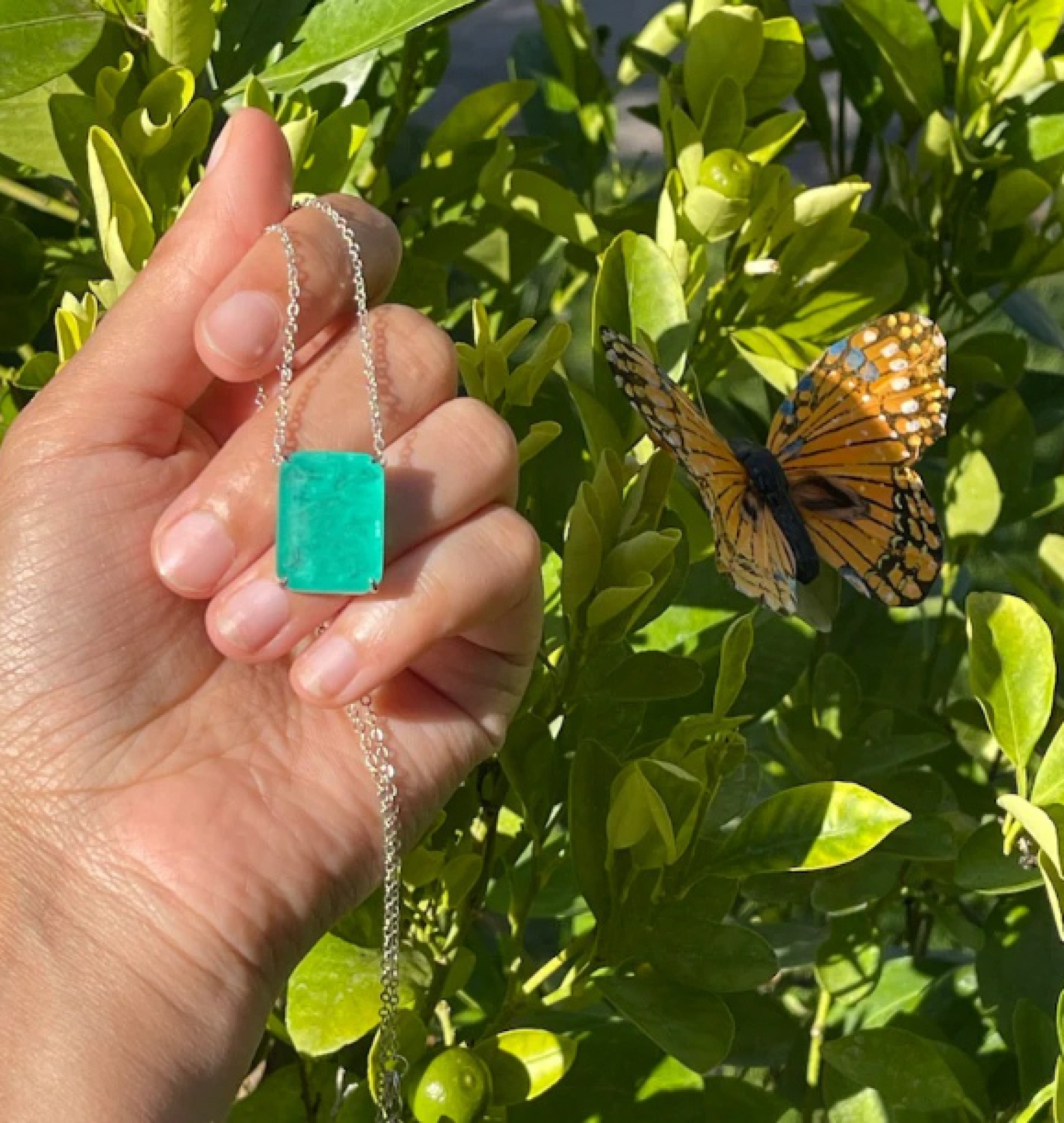 emerald necklace