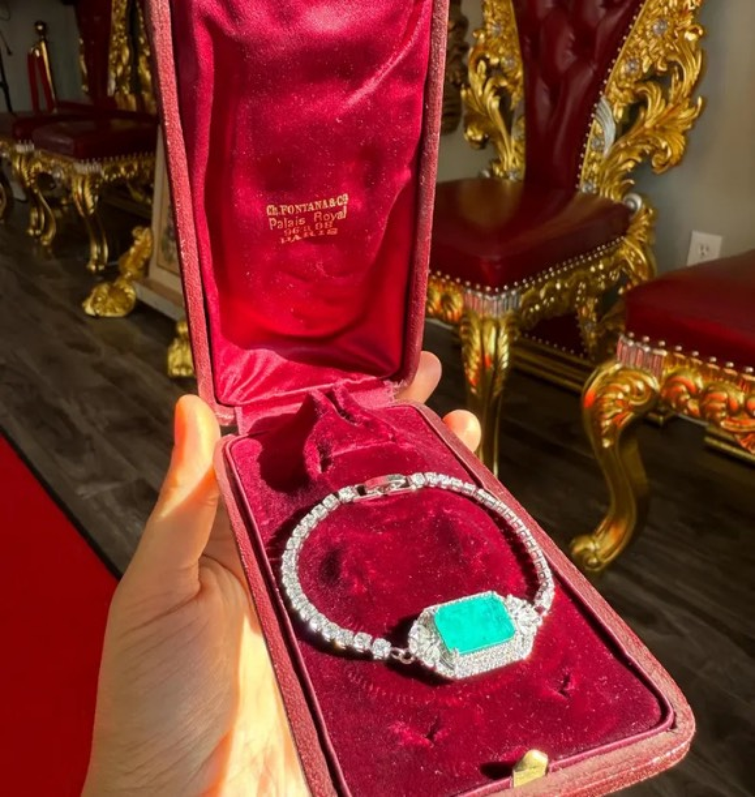 emerald bracelet