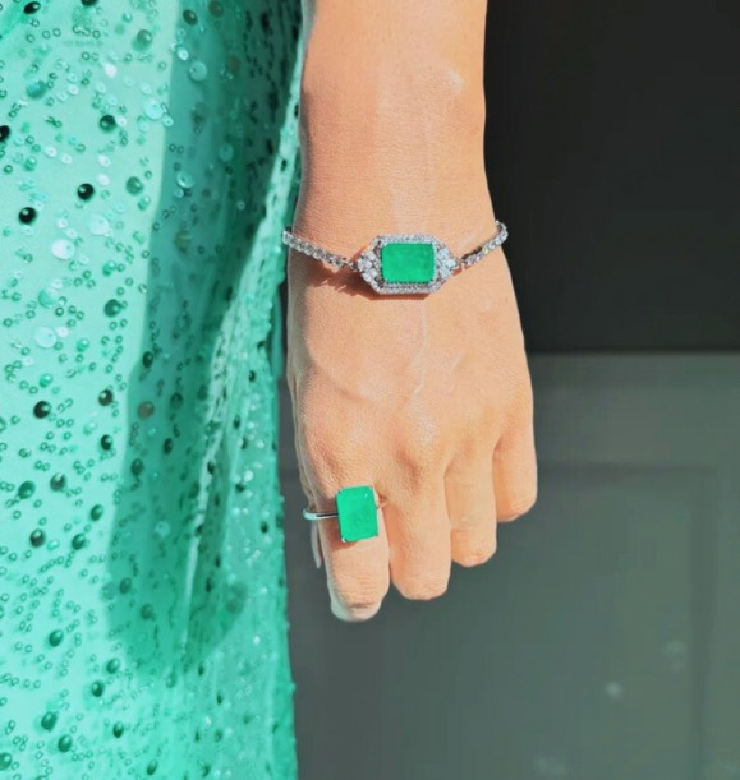 emerald bracelet
