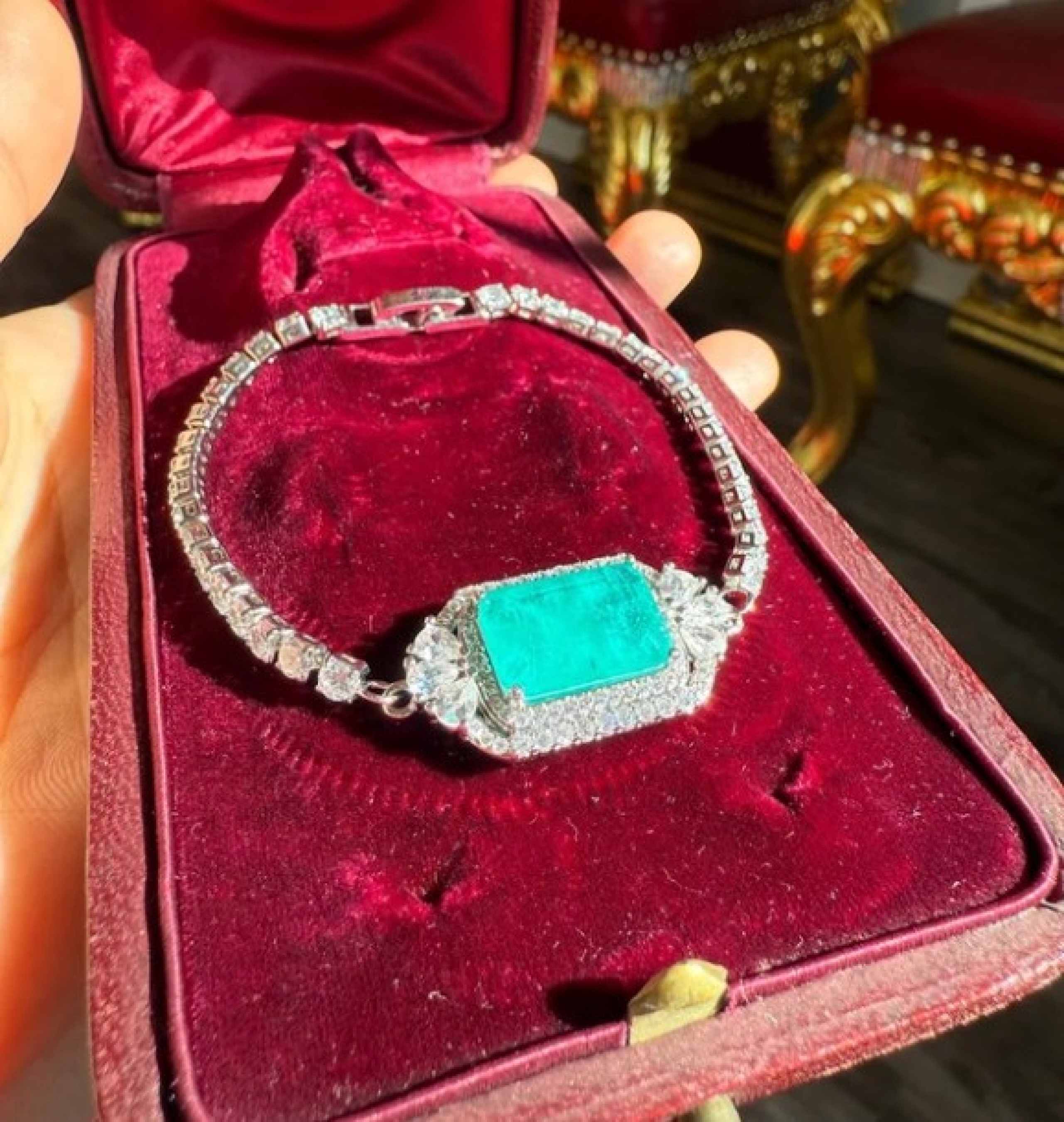 emerald bracelet
