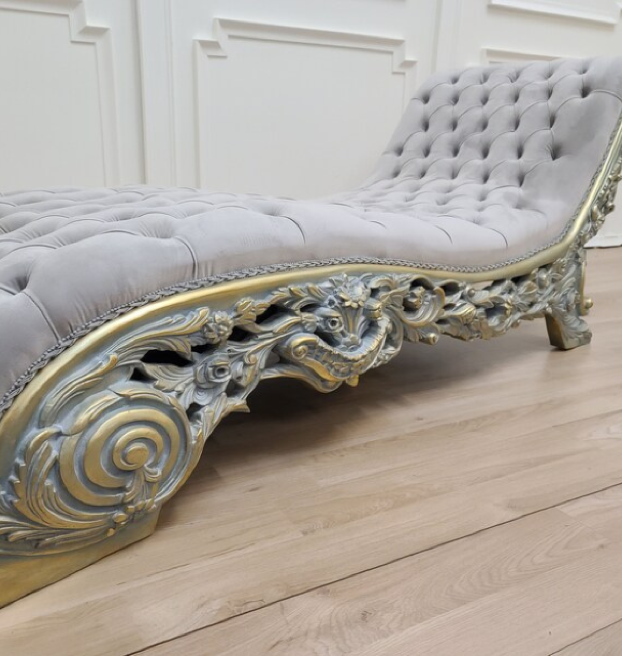 grey chaise