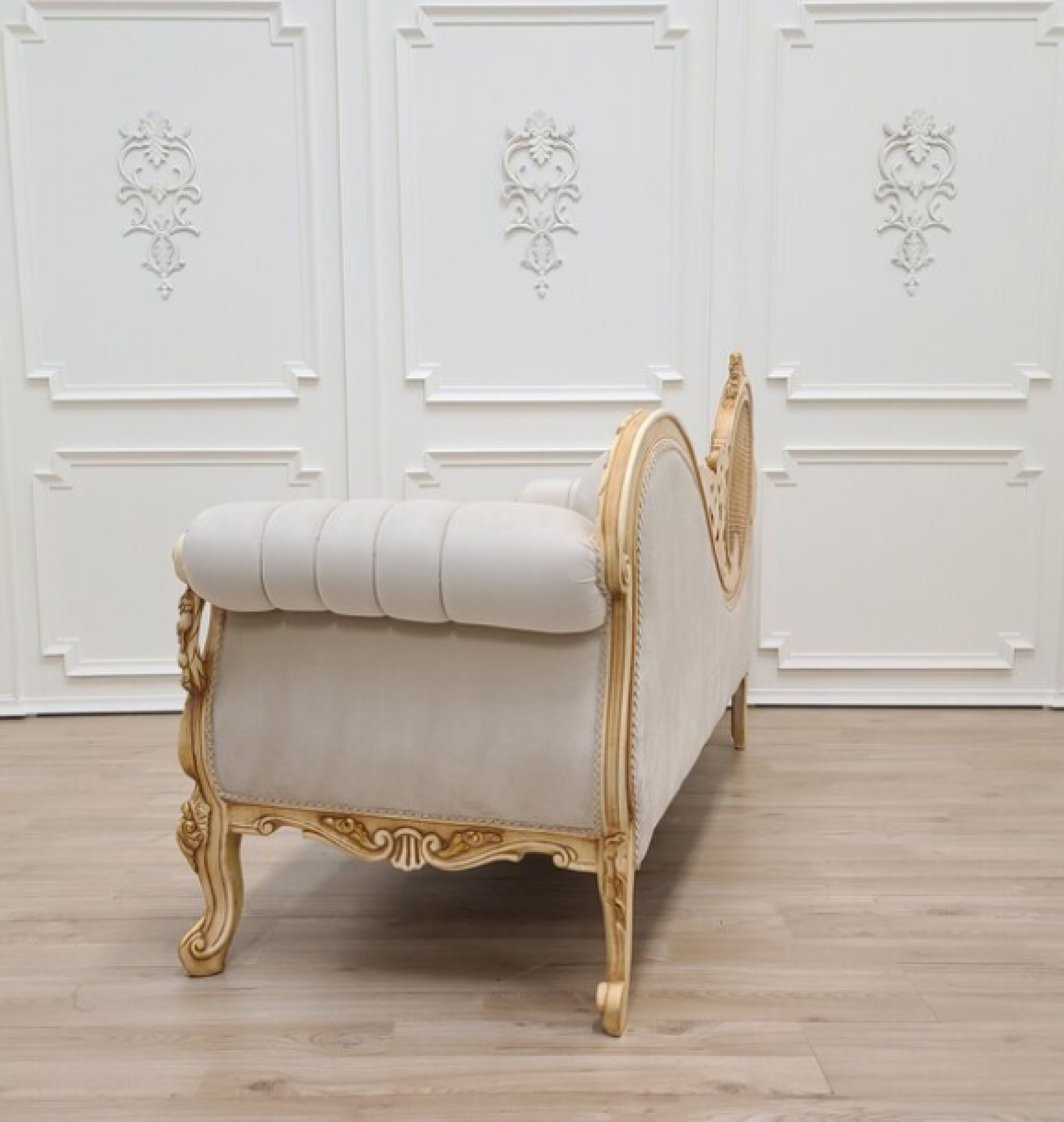 cream chaise