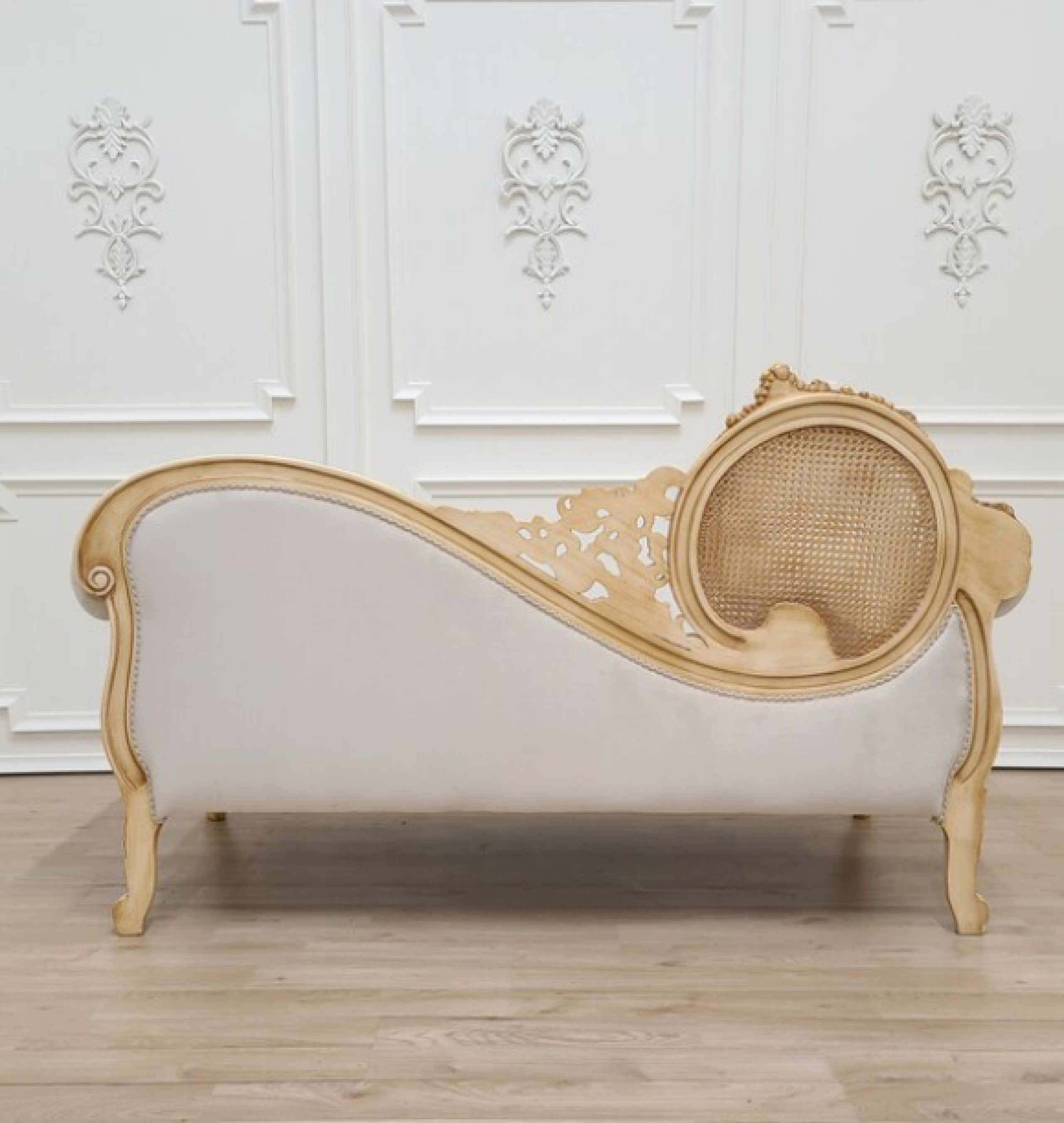 cream chaise