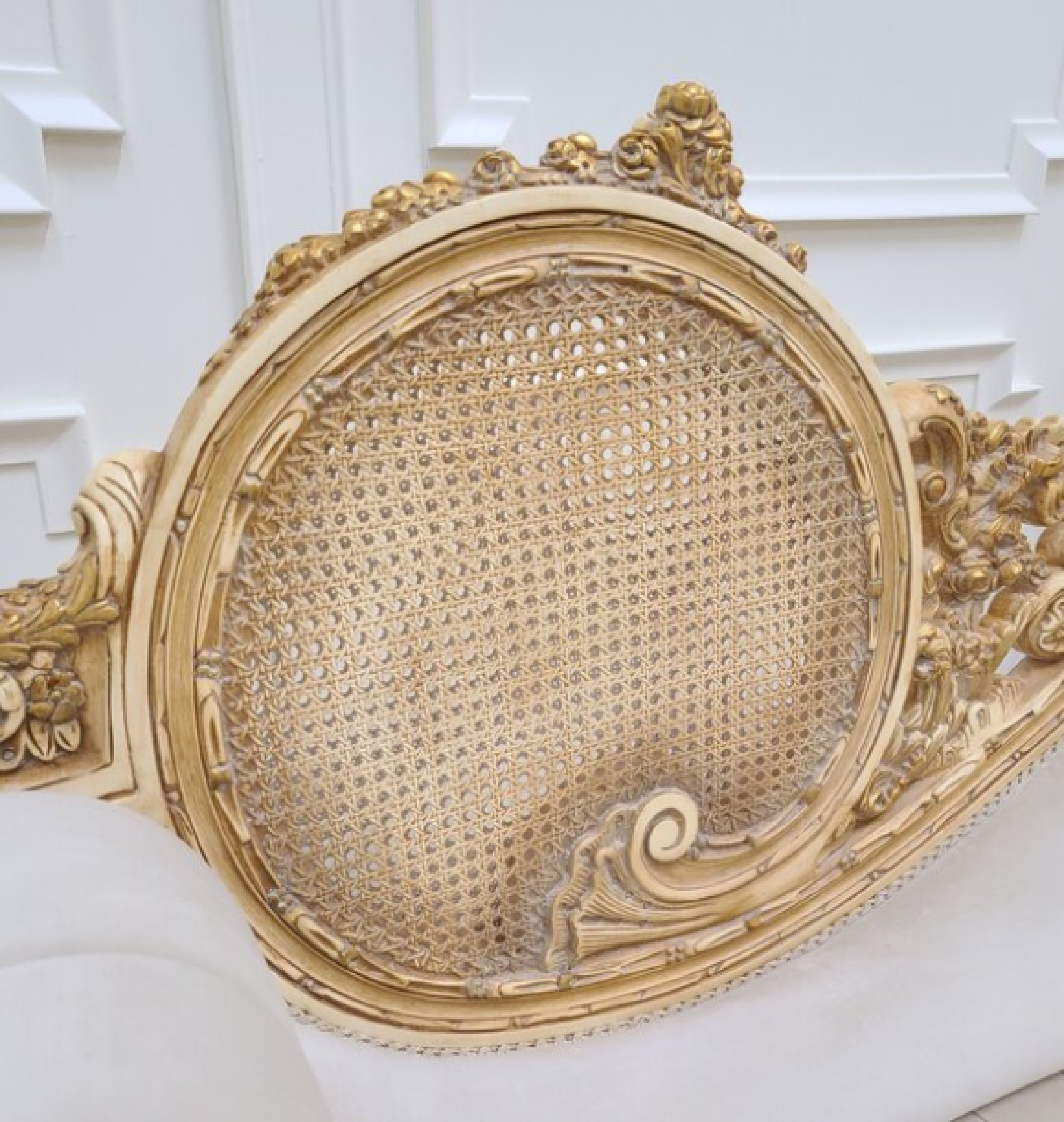 cream chaise