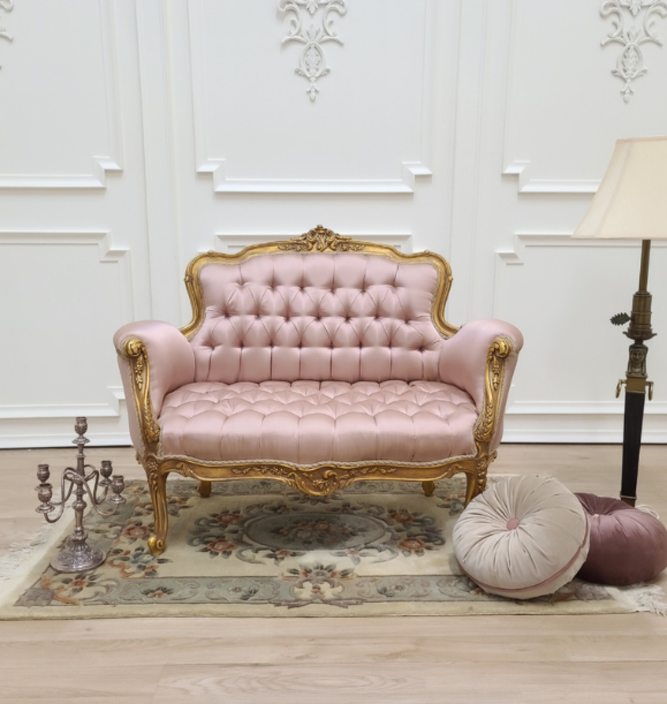 rose settee