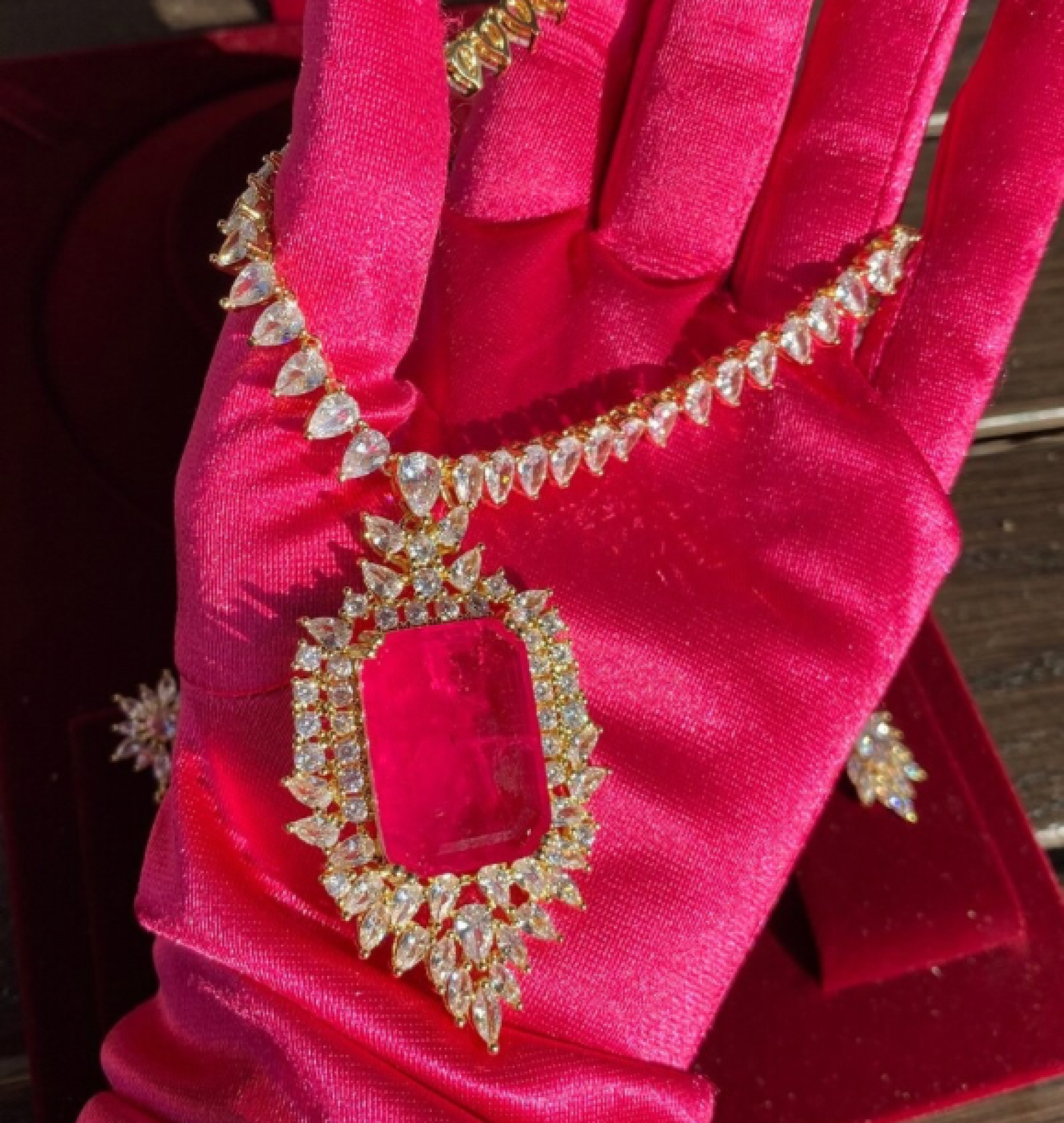 ruby  necklace
