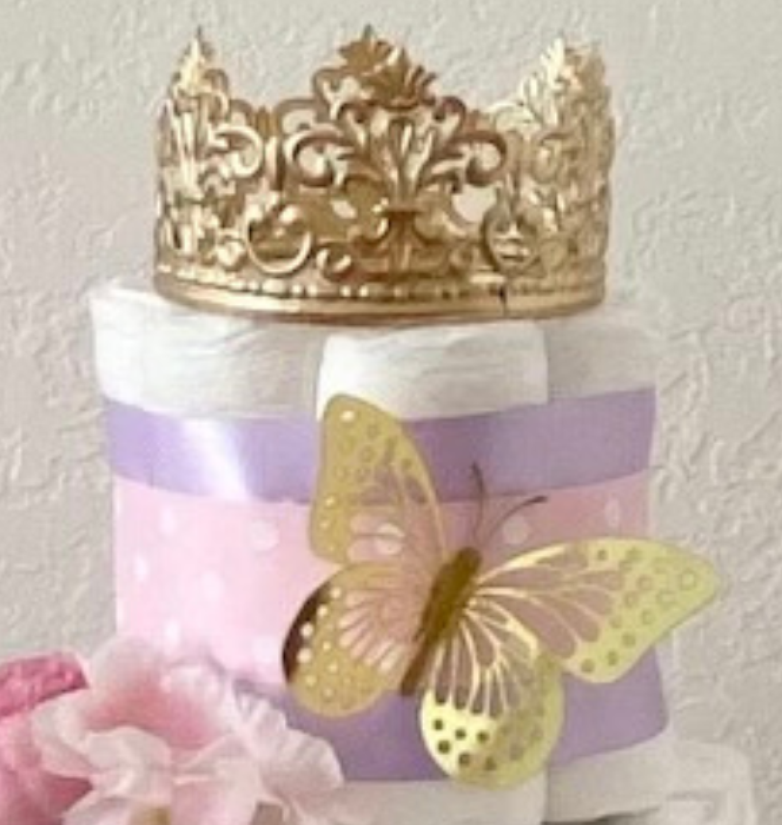 princess diaper cake