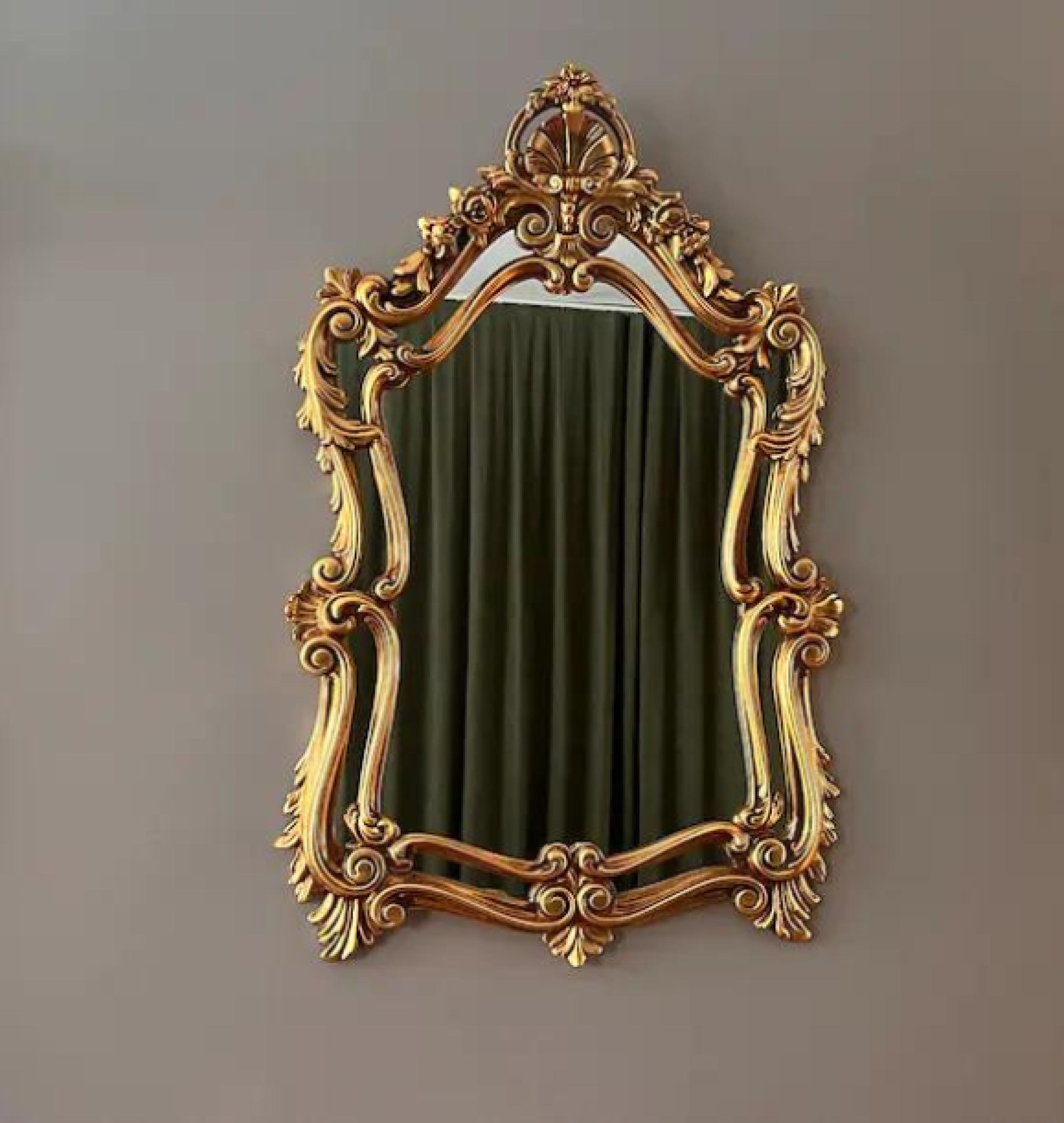 gold mirror
