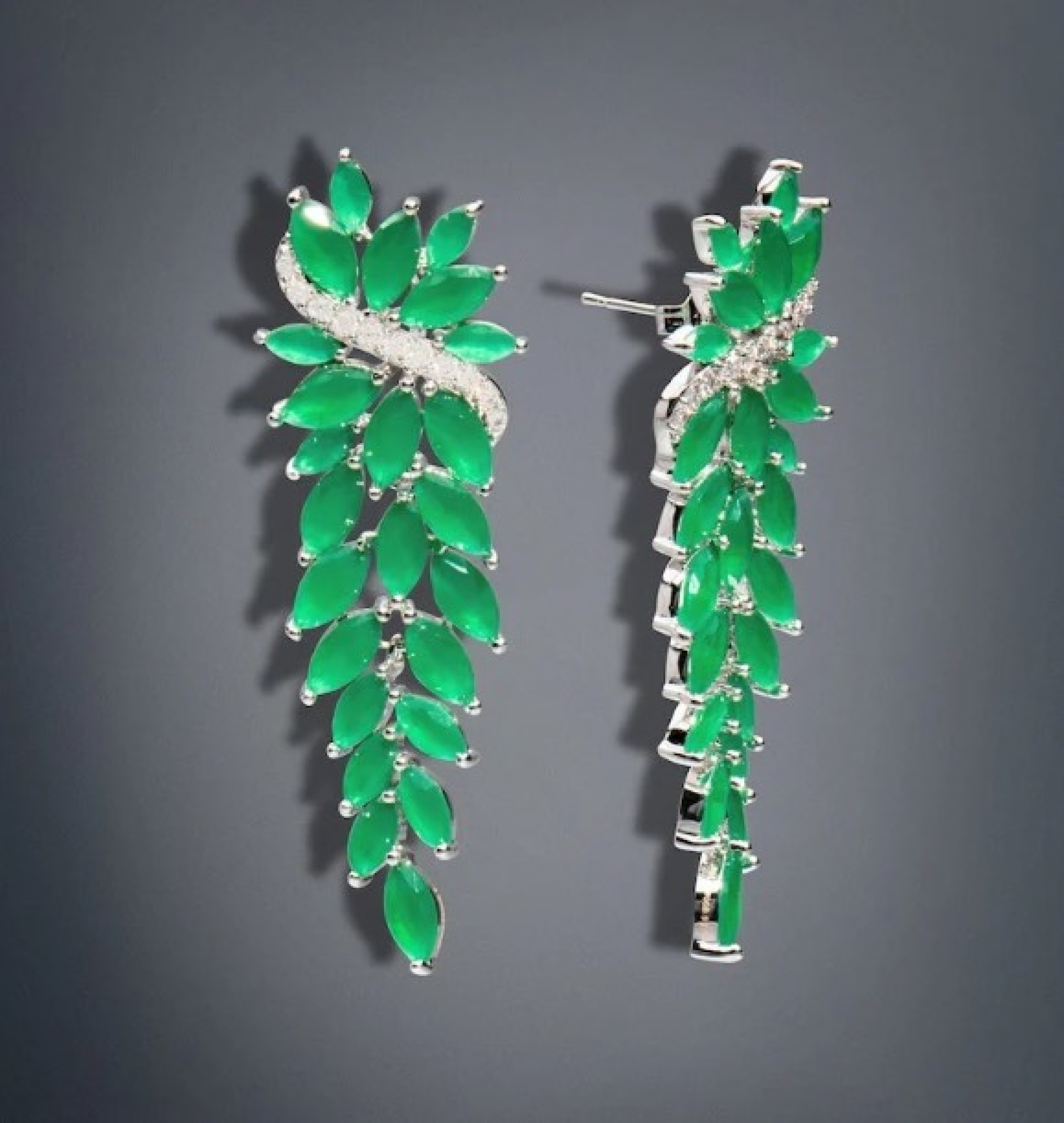 leaf earrings