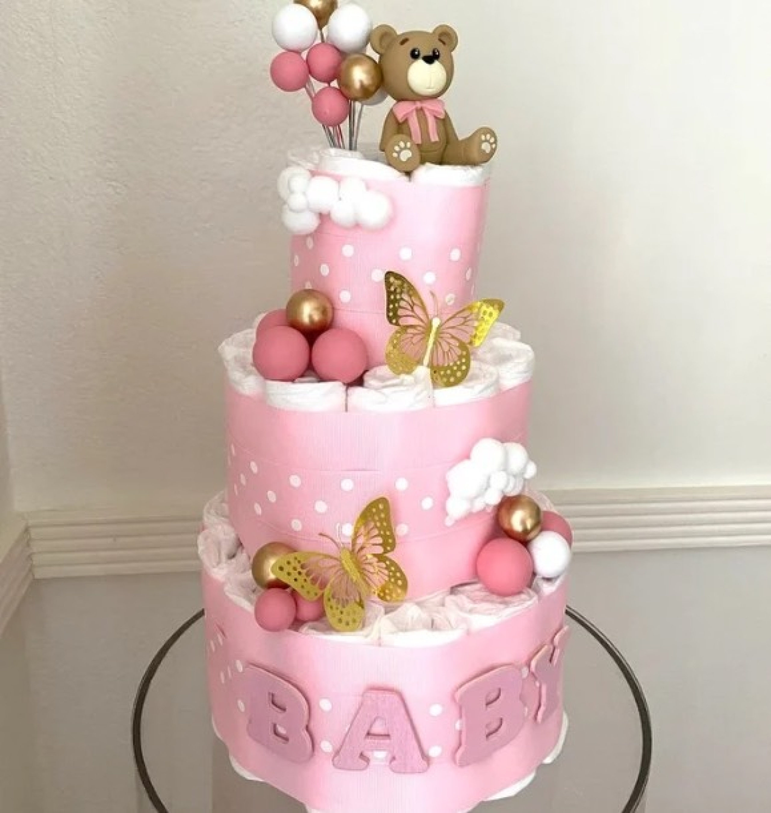 ballerina diaper cake