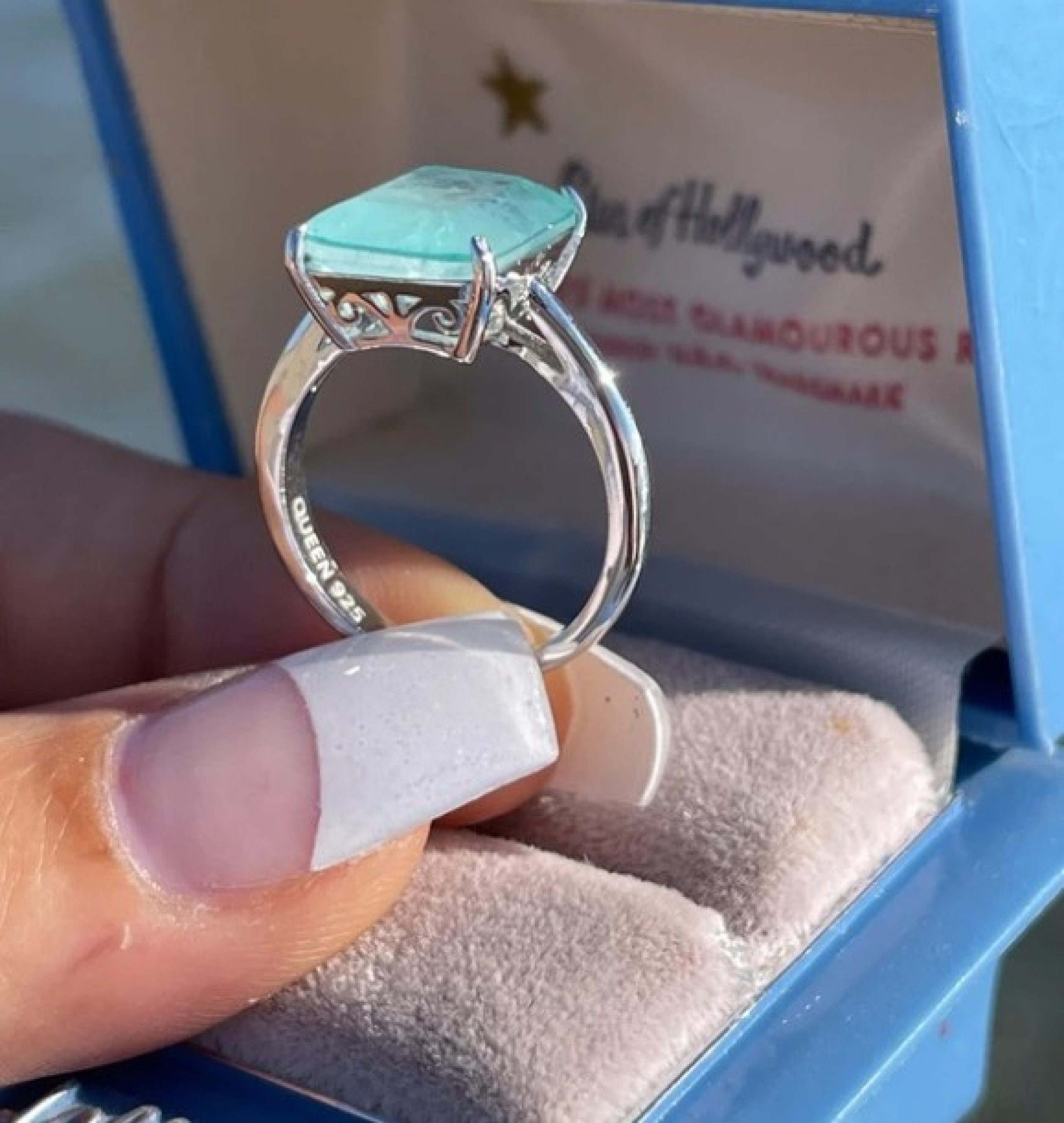 aquamarine ring
