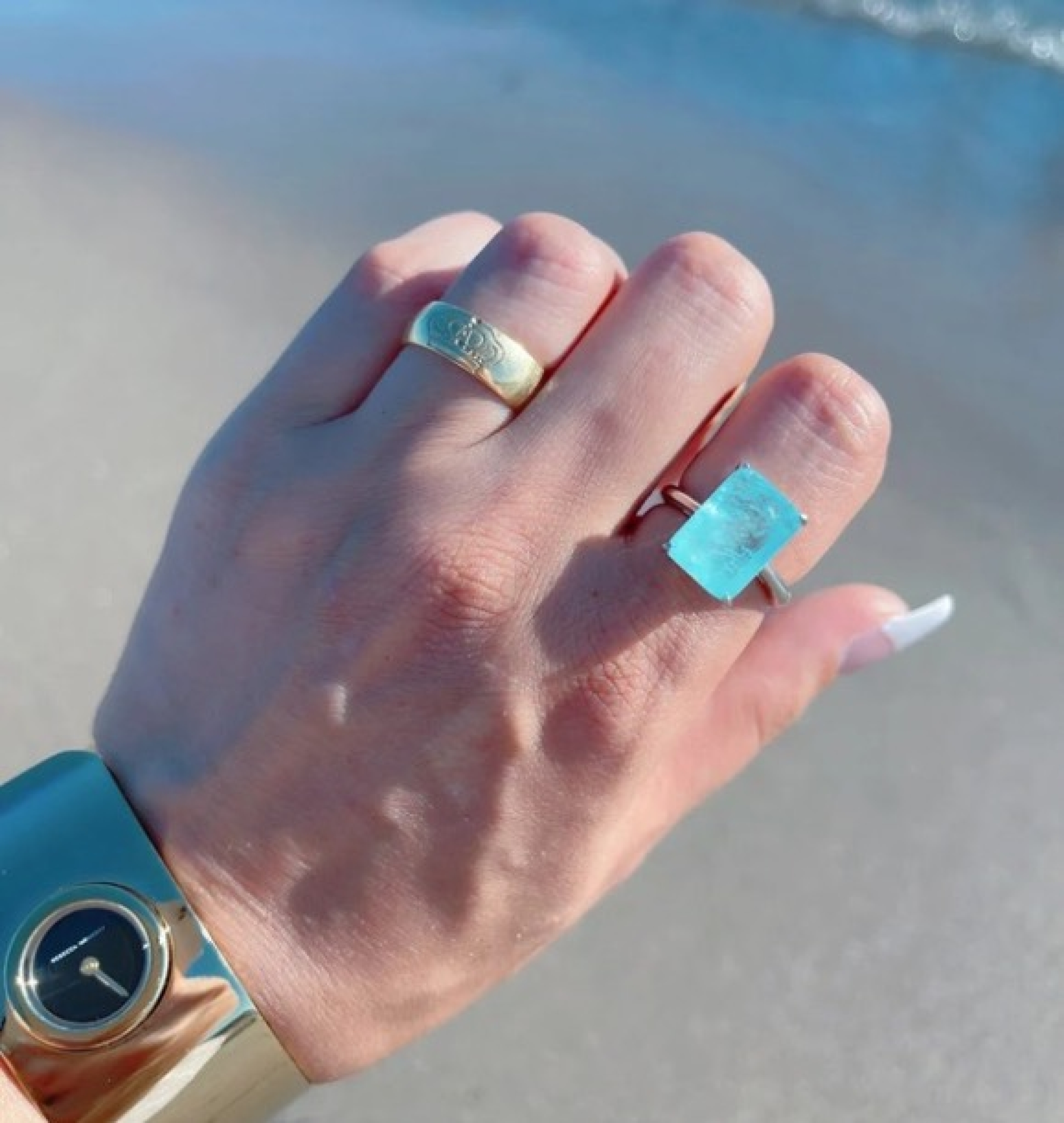 aquamarine ring