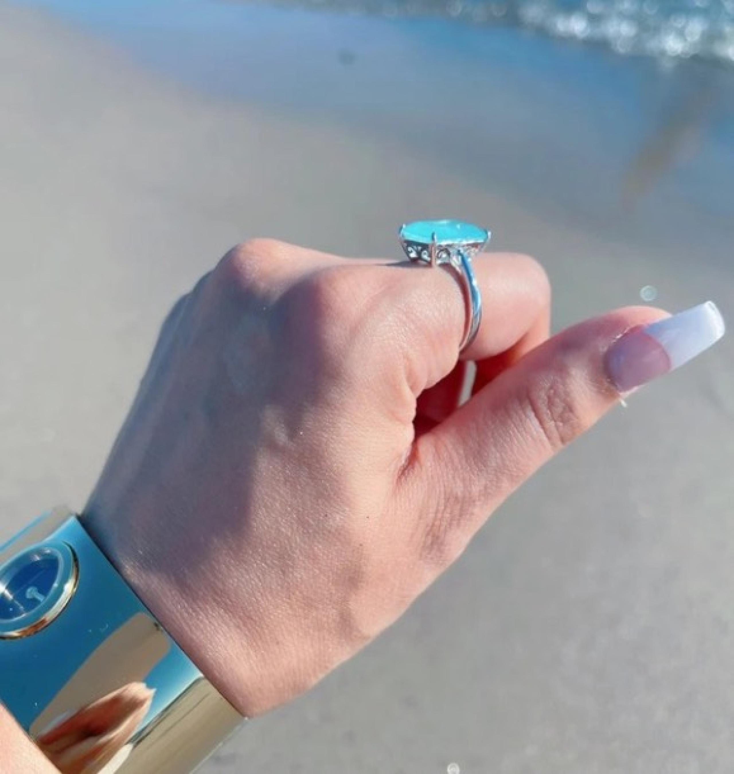 aquamarine ring