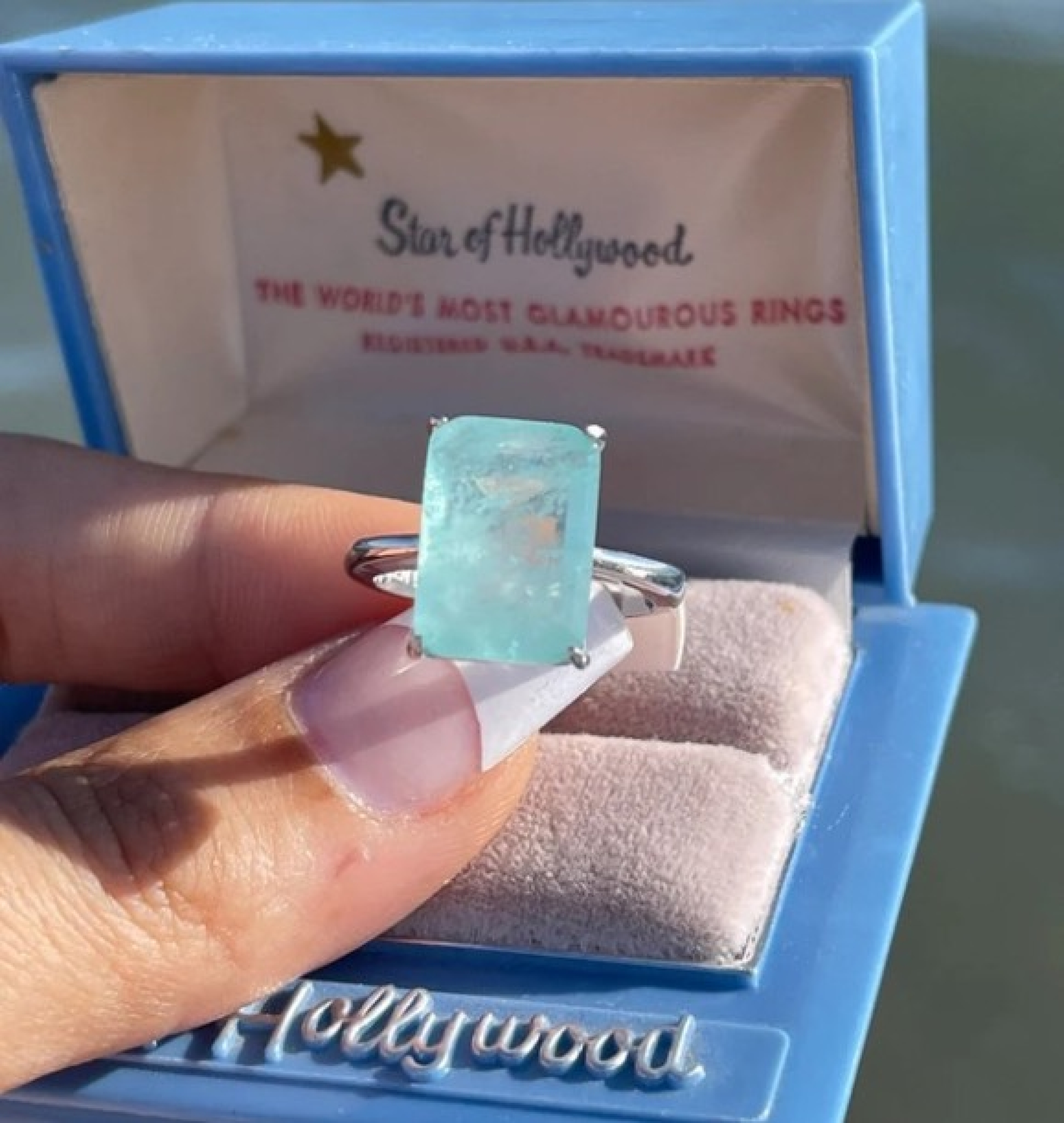 aquamarine ring