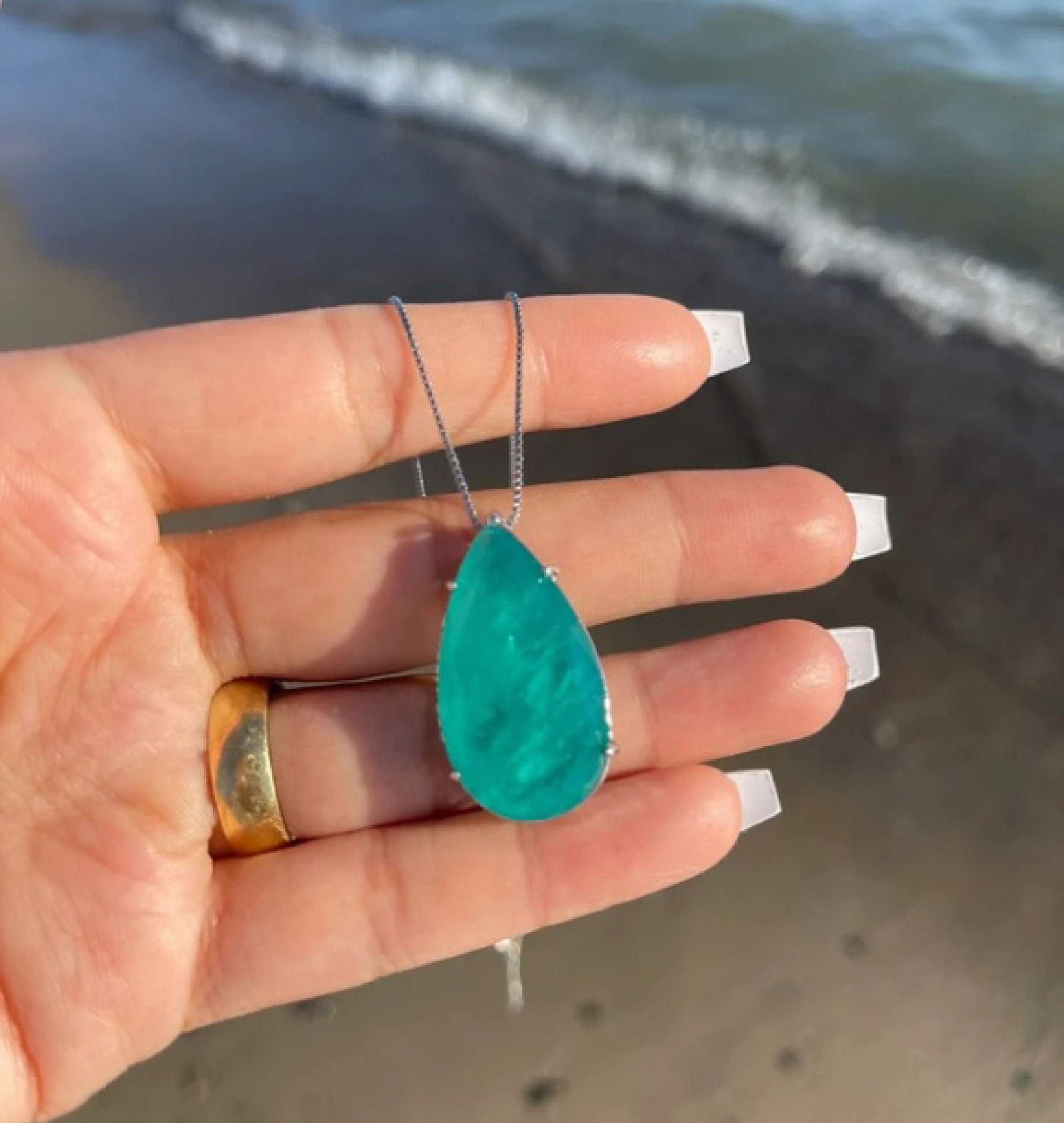 paraiba  necklace