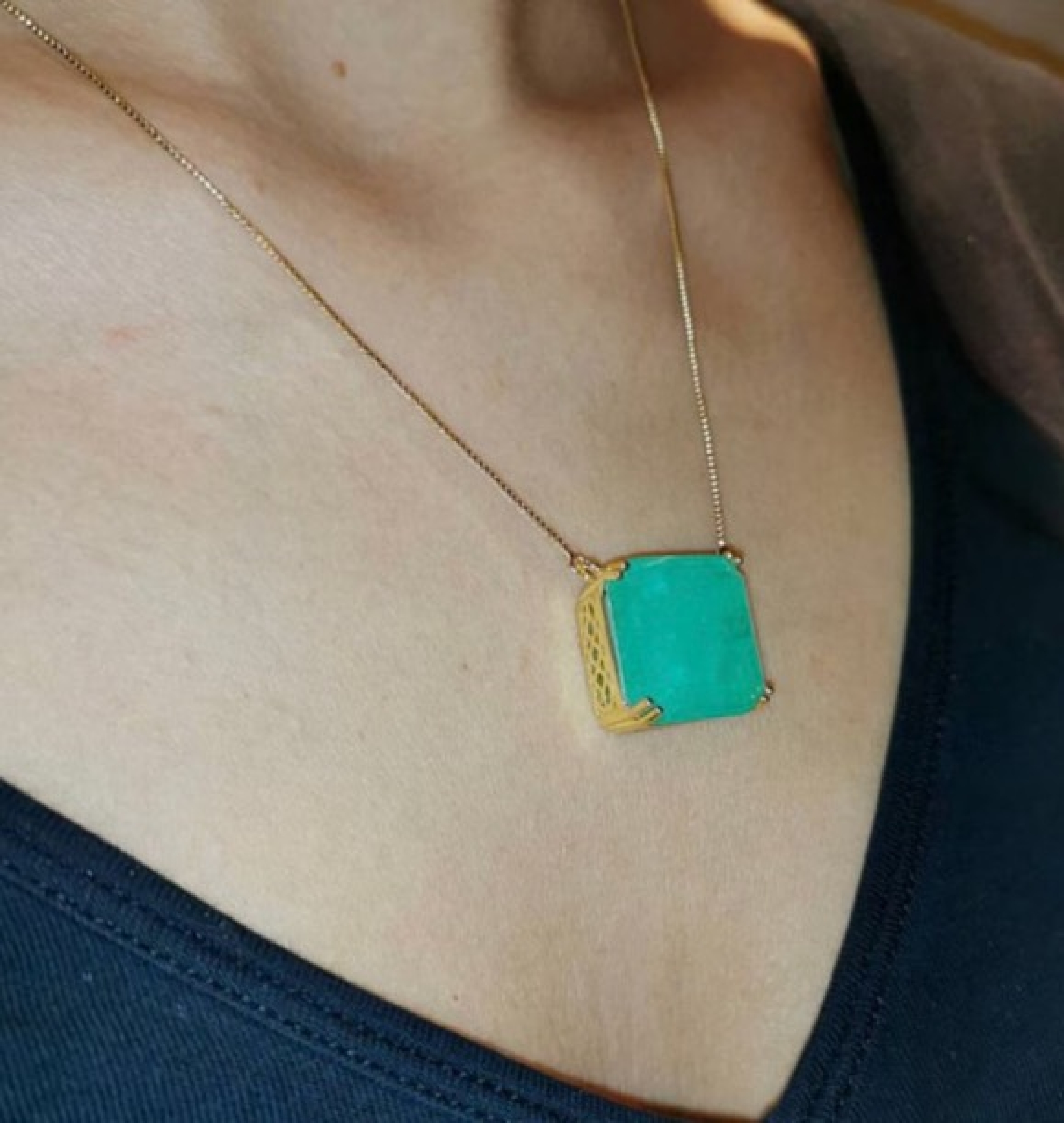 emerald necklace