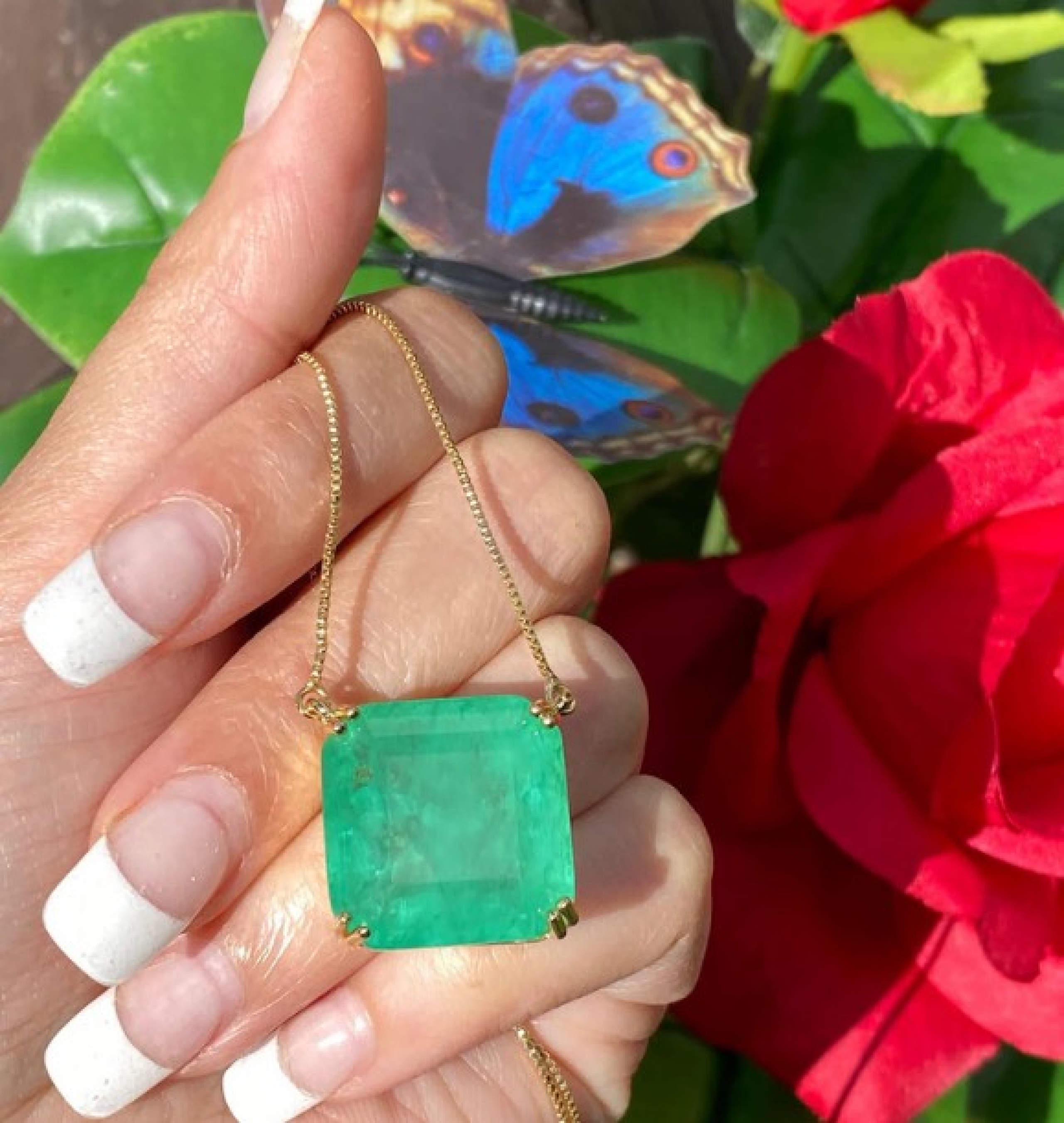 emerald necklace