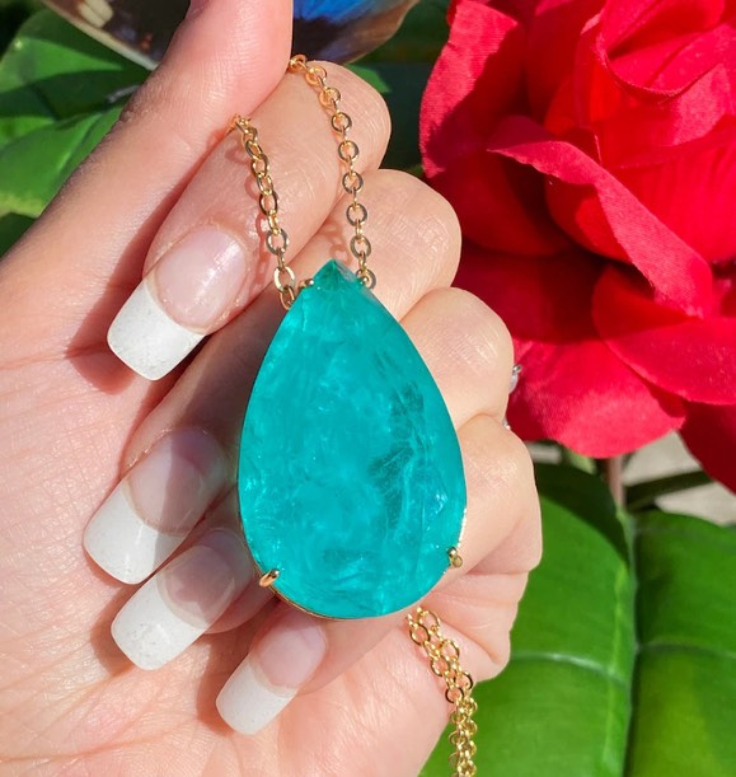 paraiba  necklace