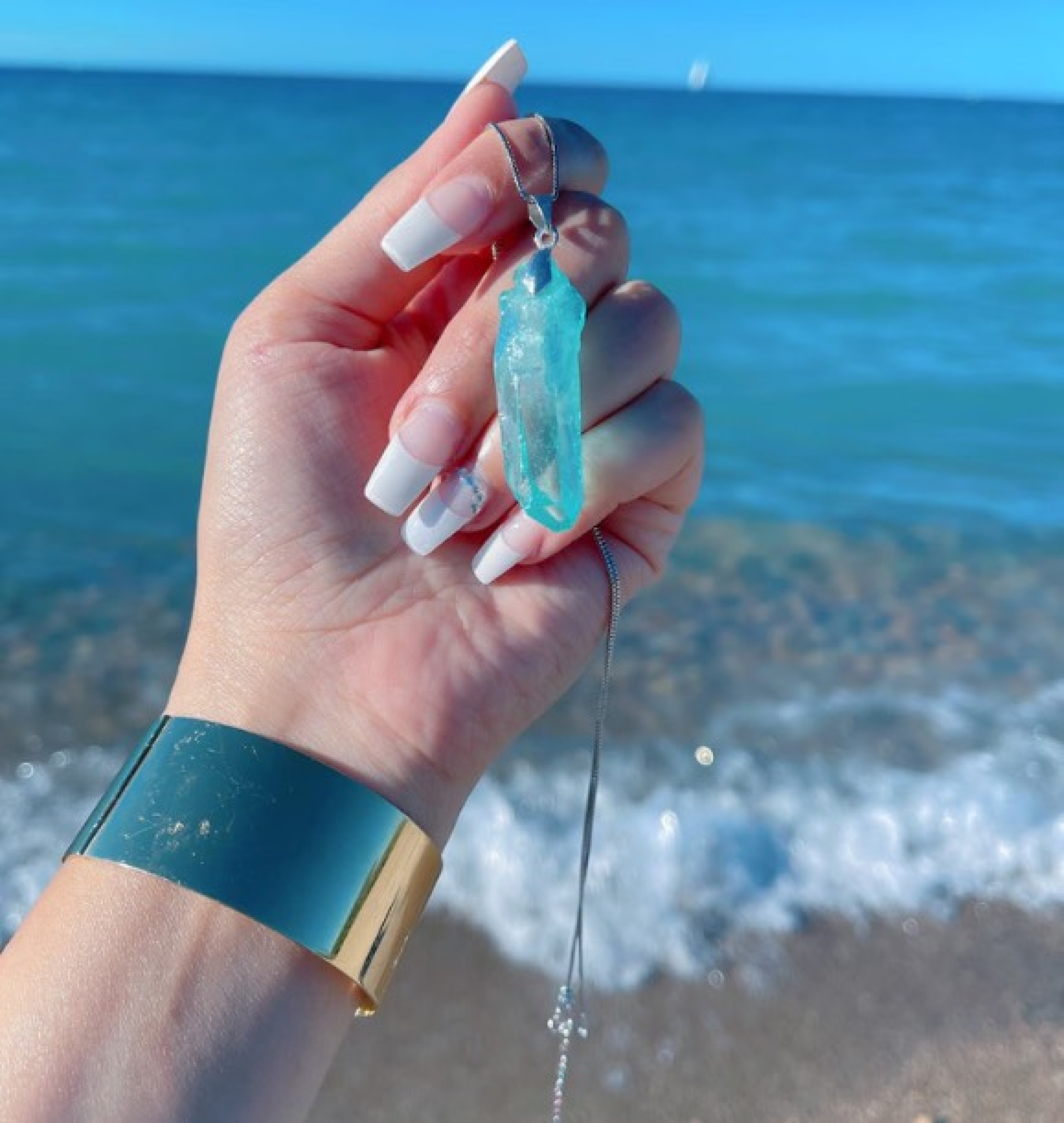 aquamarine necklace