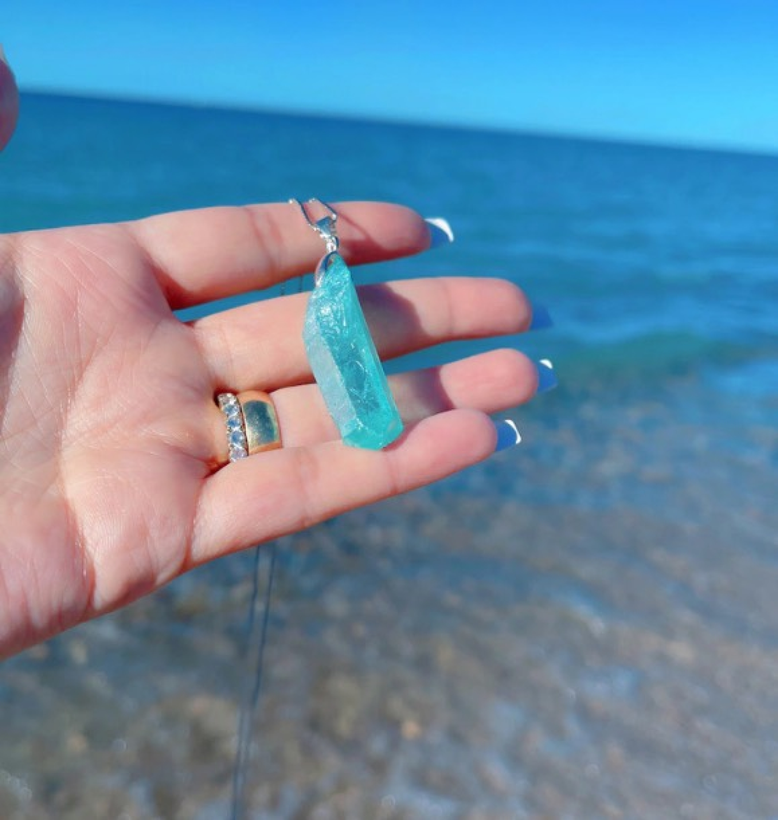 aquamarine necklace