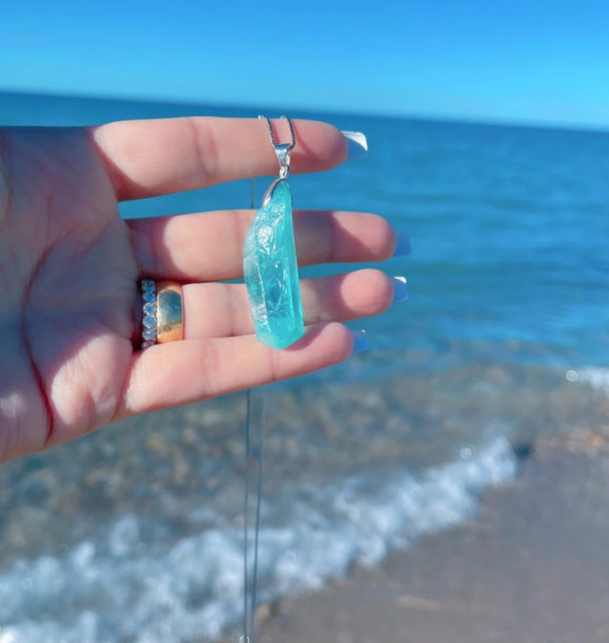 aquamarine necklace
