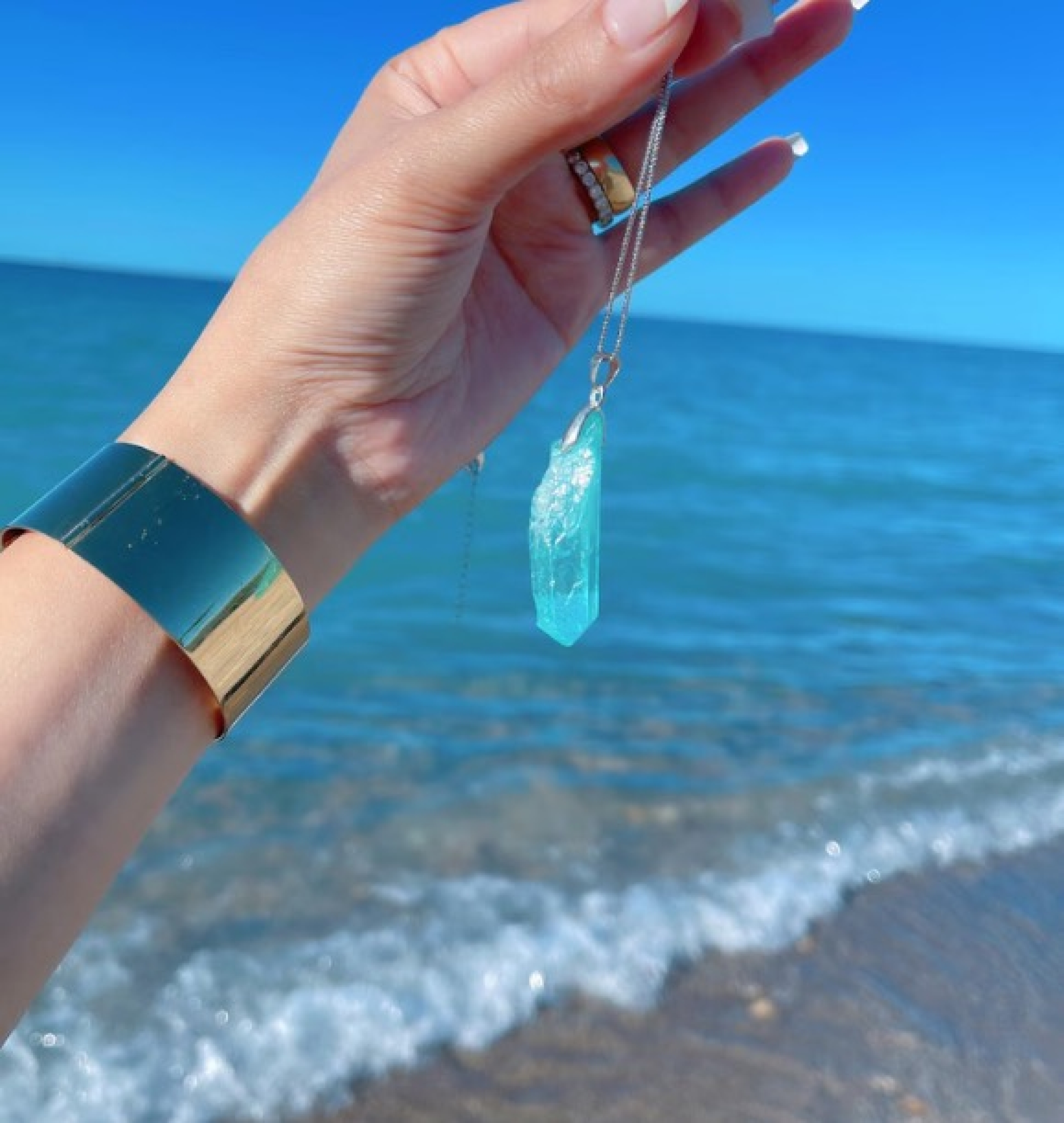 aquamarine necklace