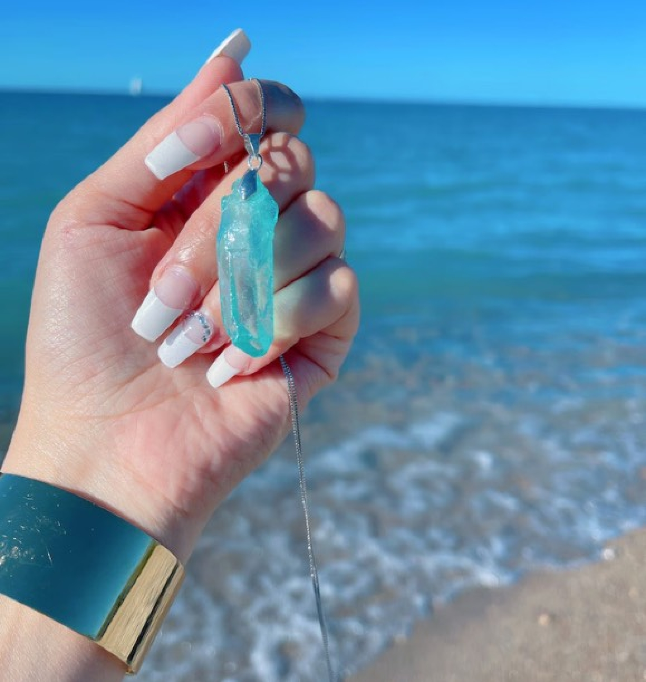 aquamarine necklace