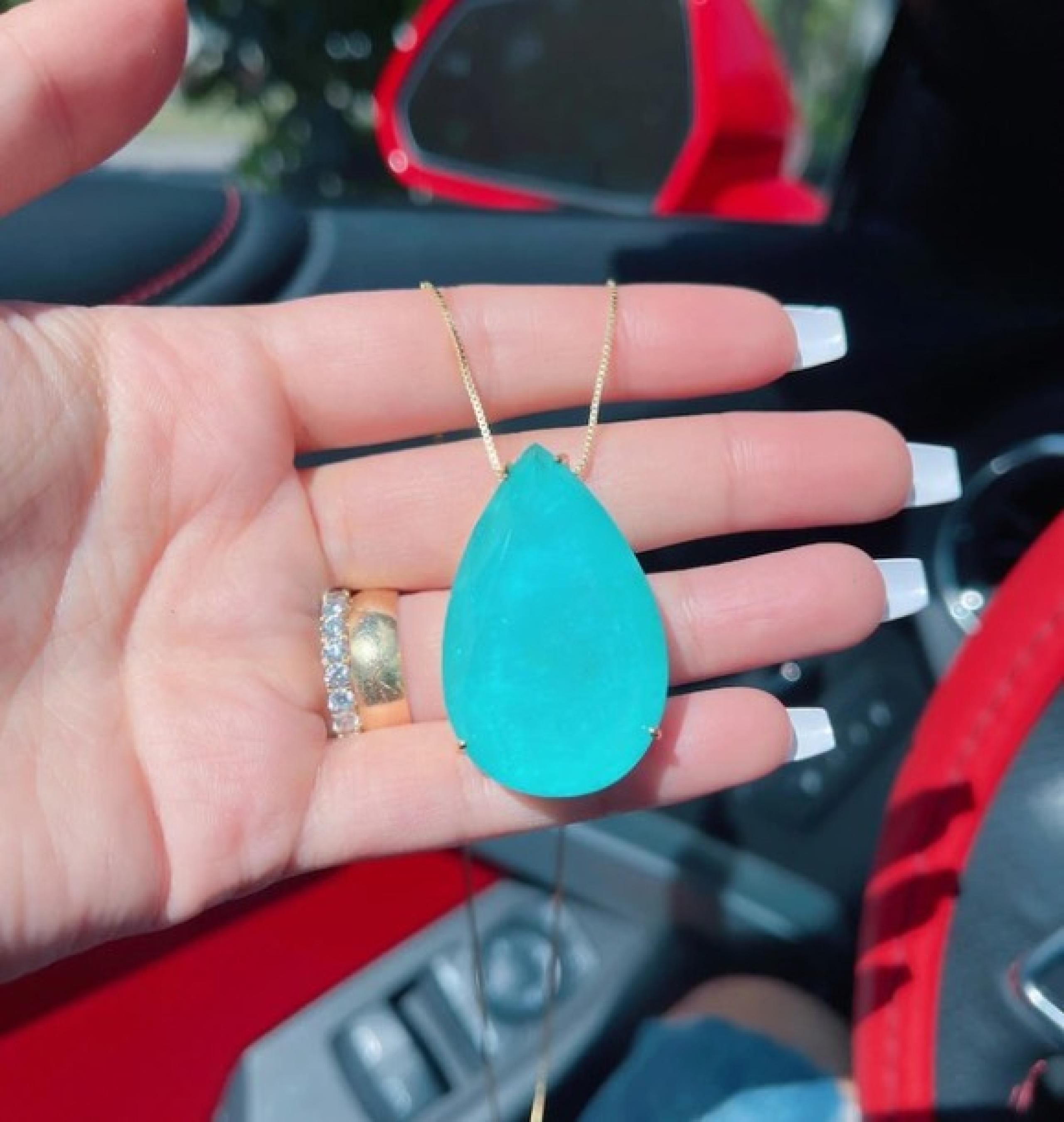 paraiba  necklace