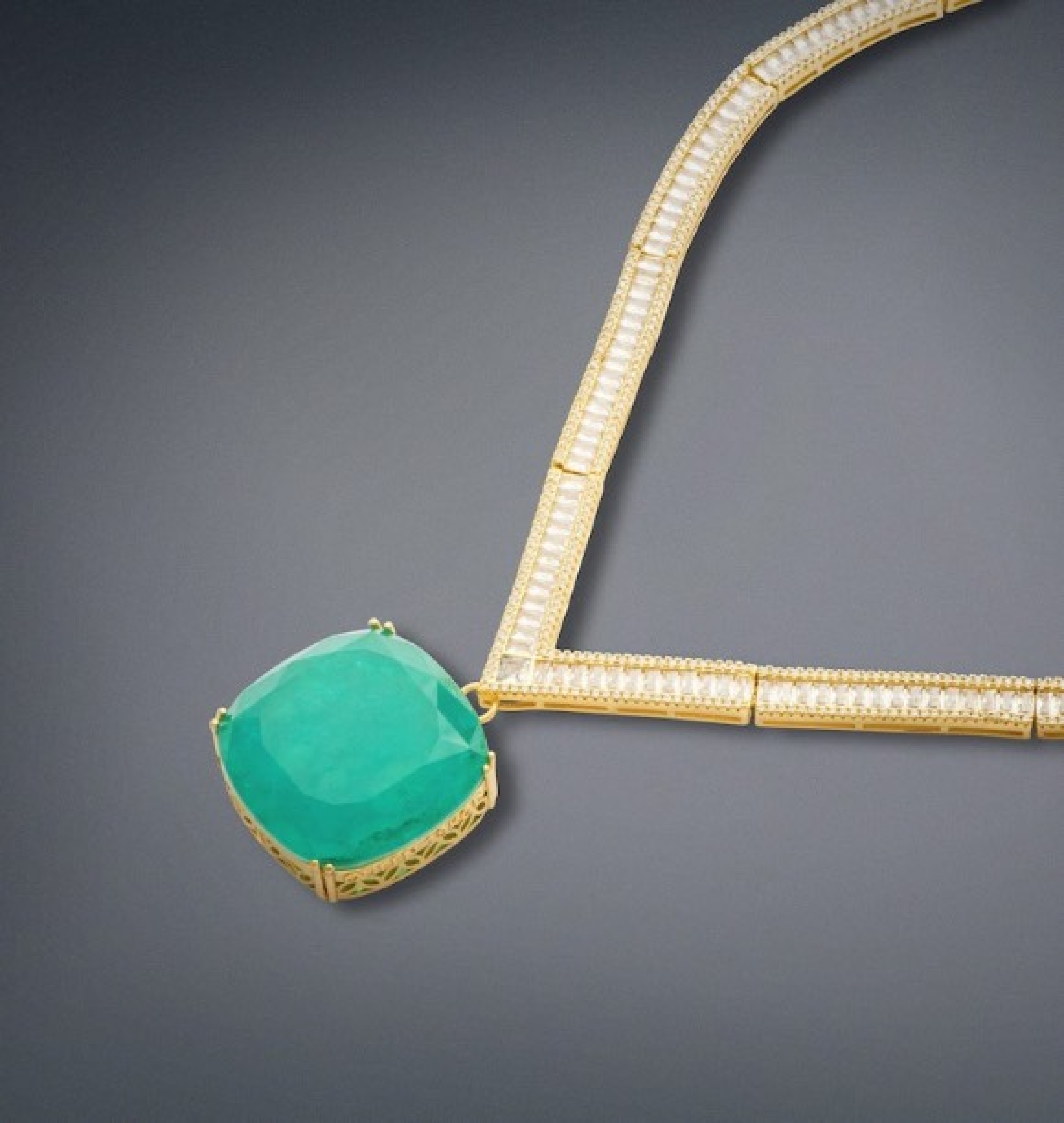 emerald choker