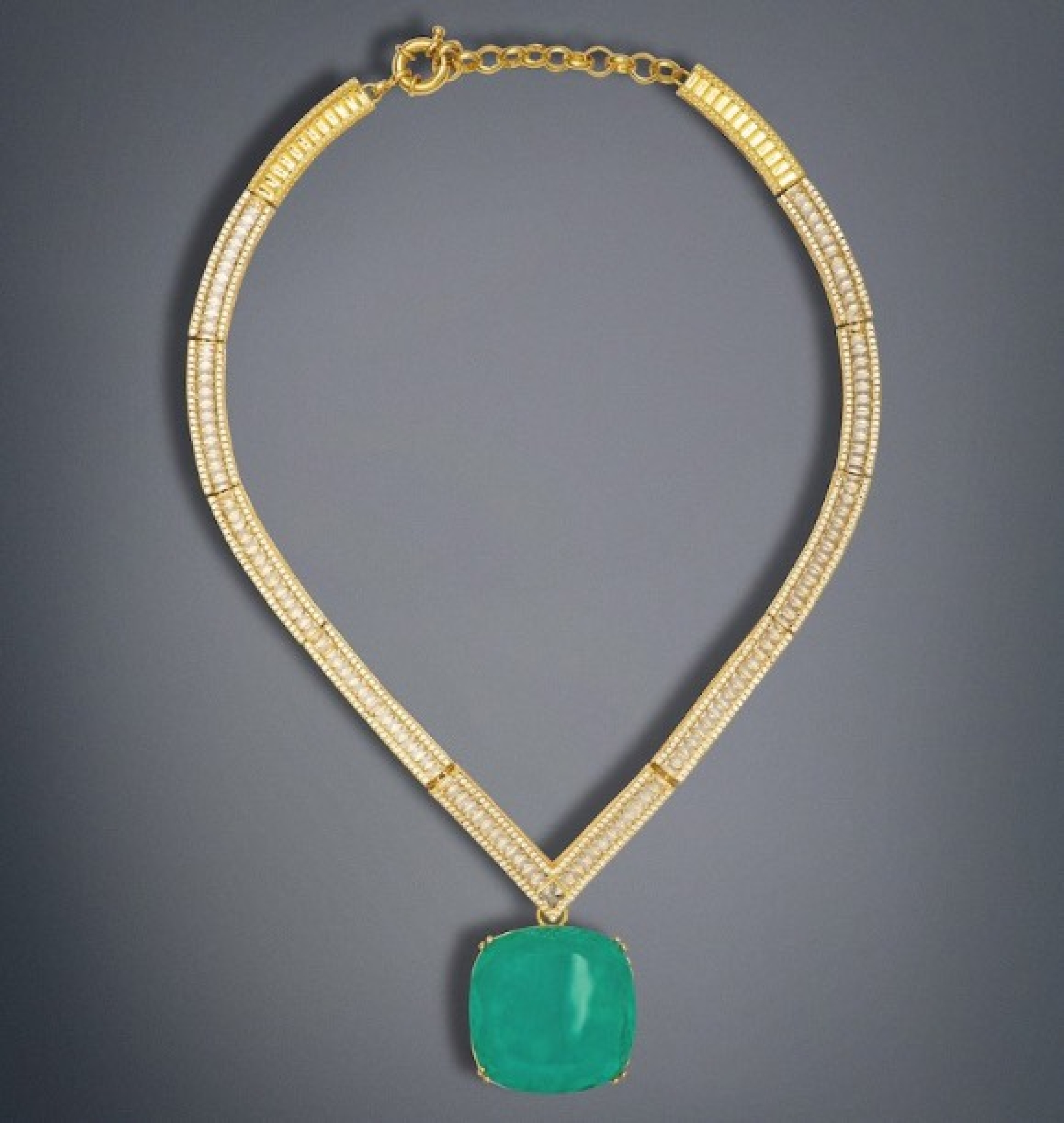 emerald choker
