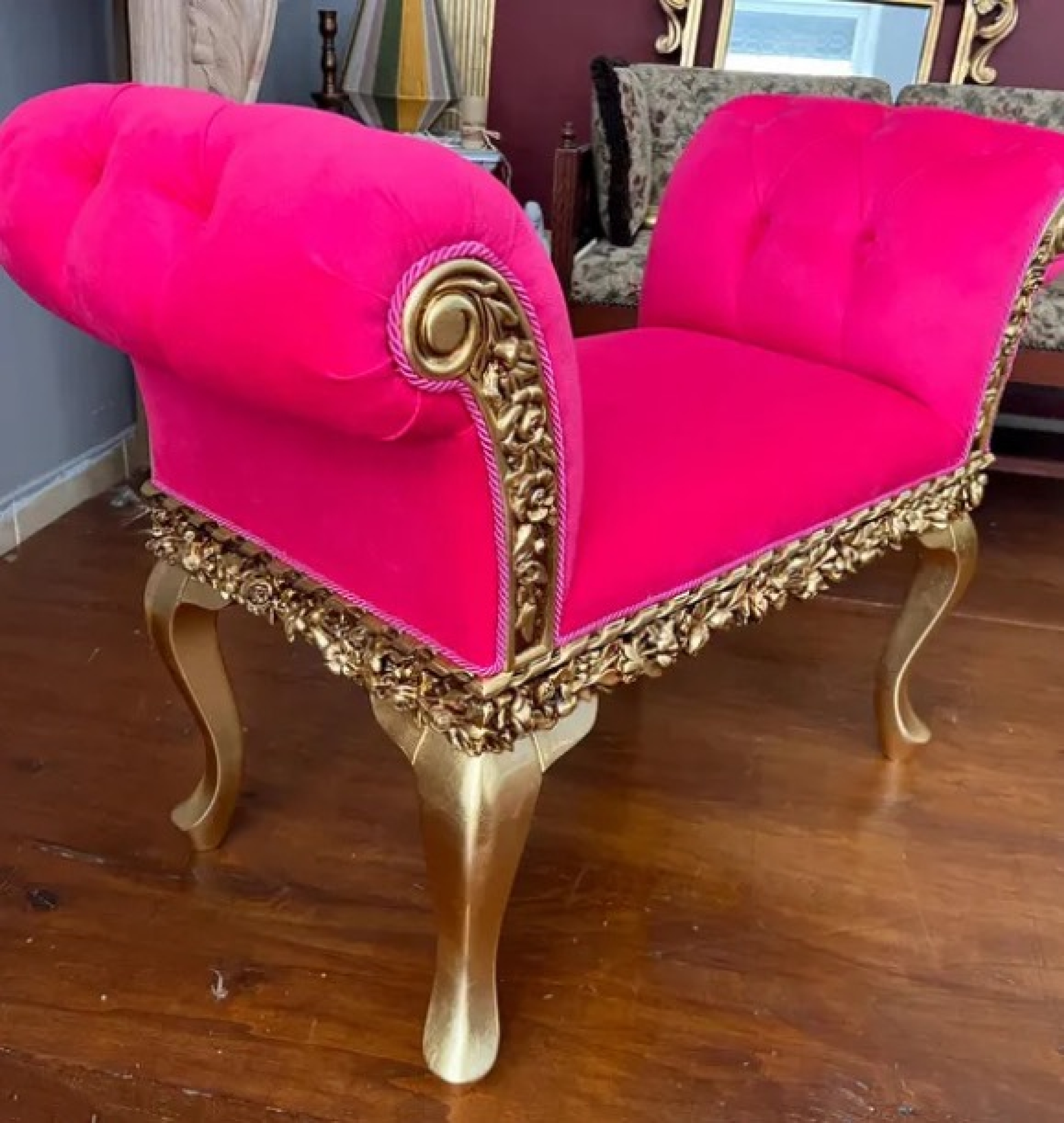 magenta bench