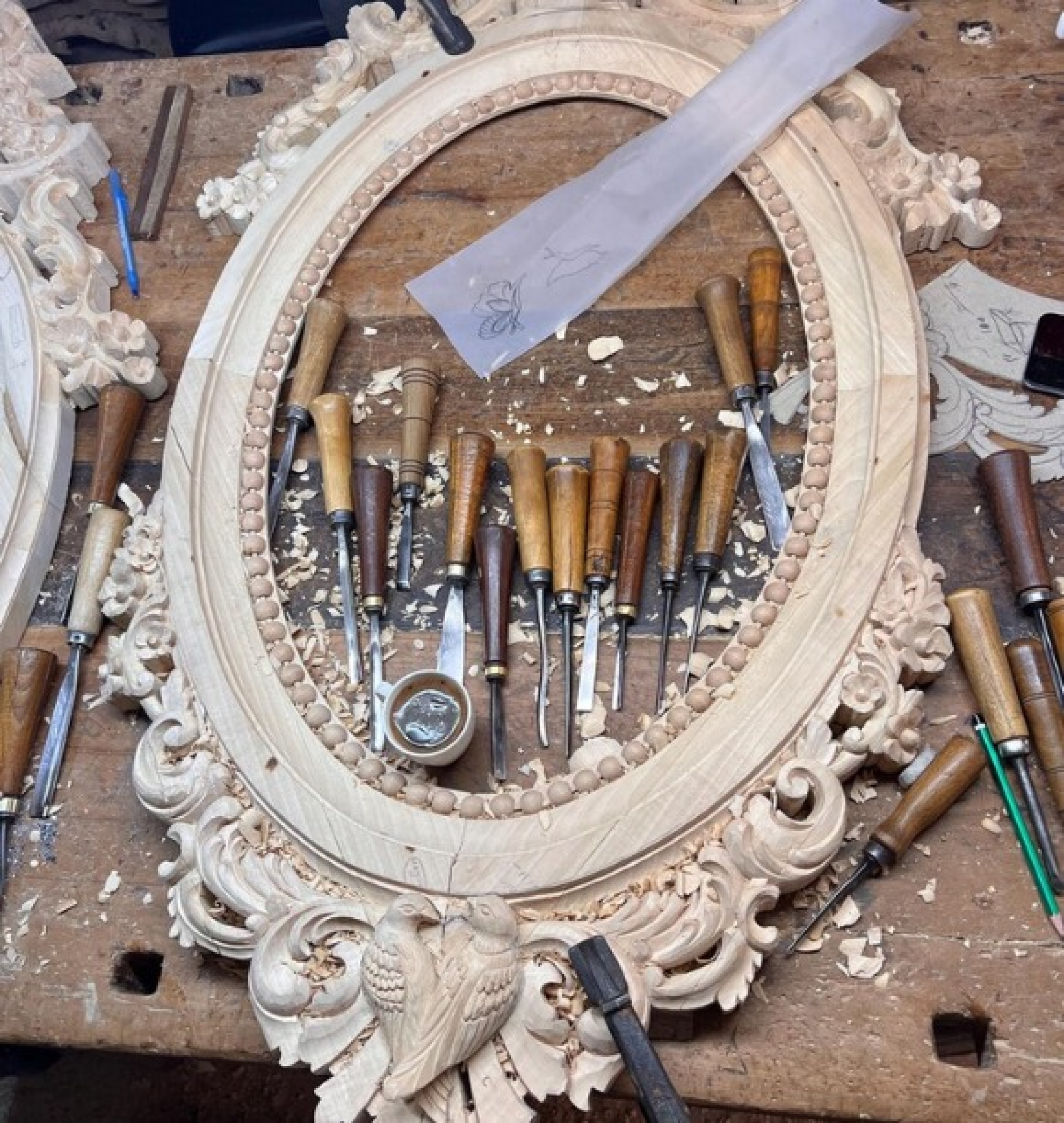 carved mirrors