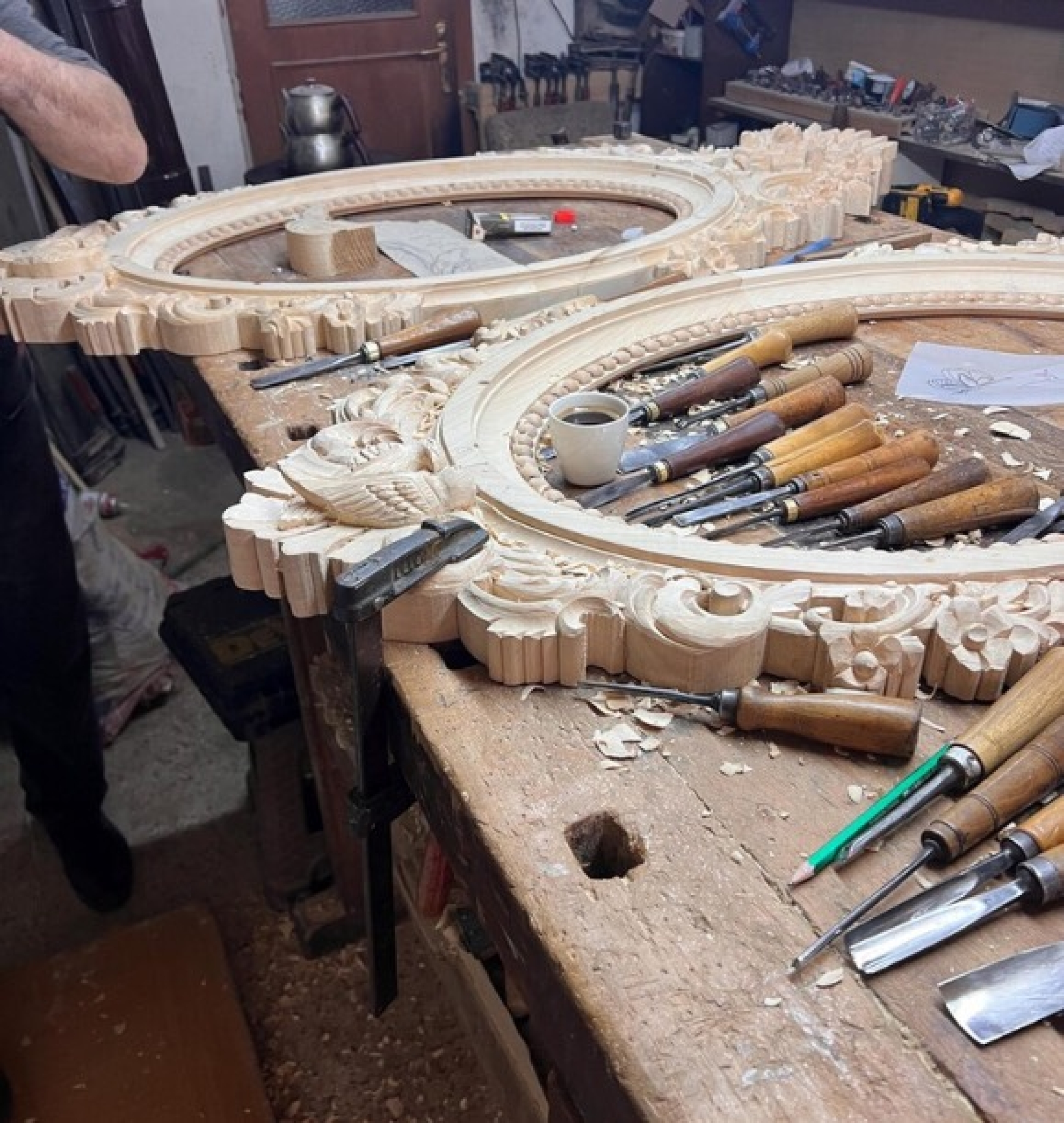 carved mirrors