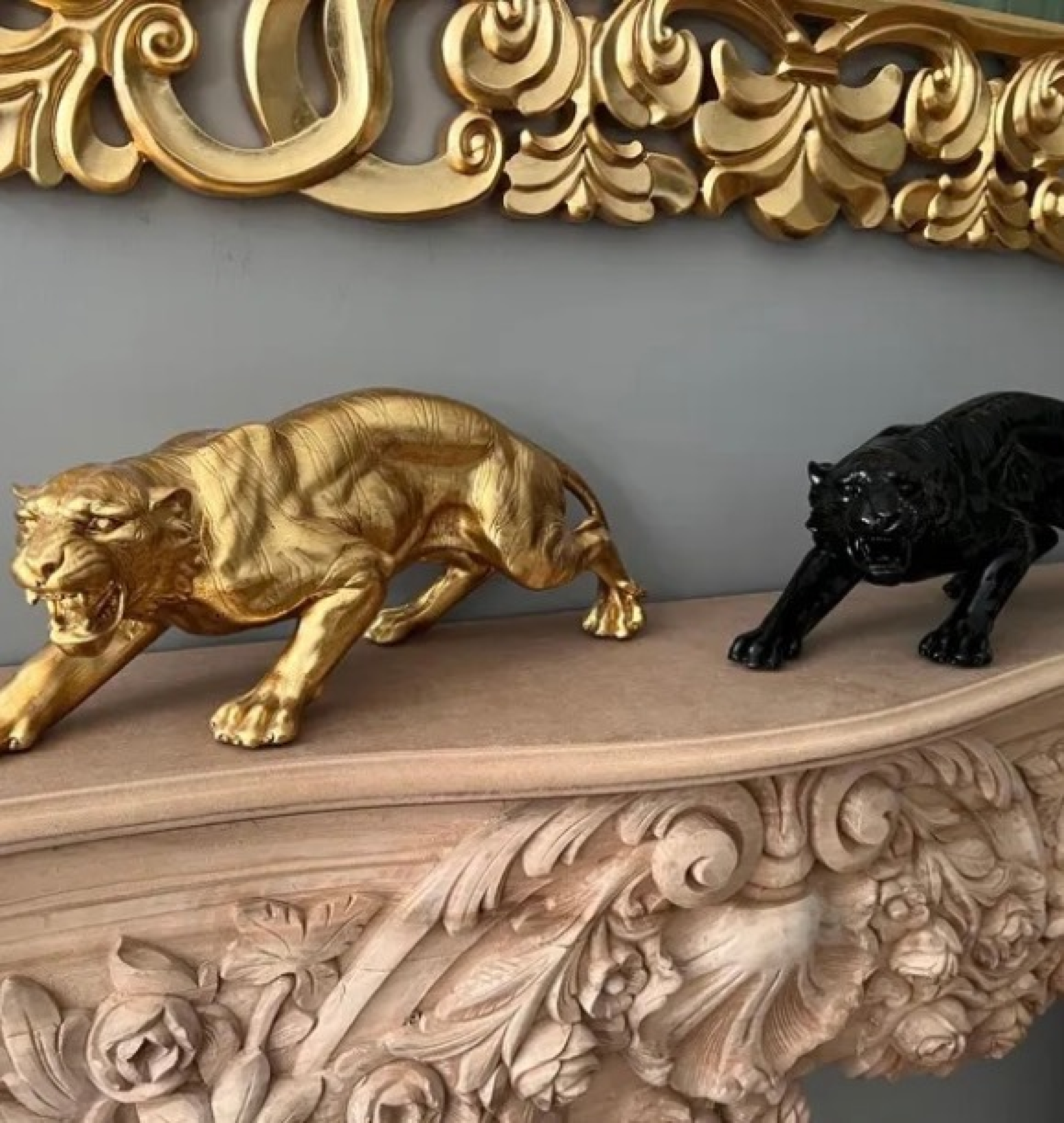tiger  sculpture