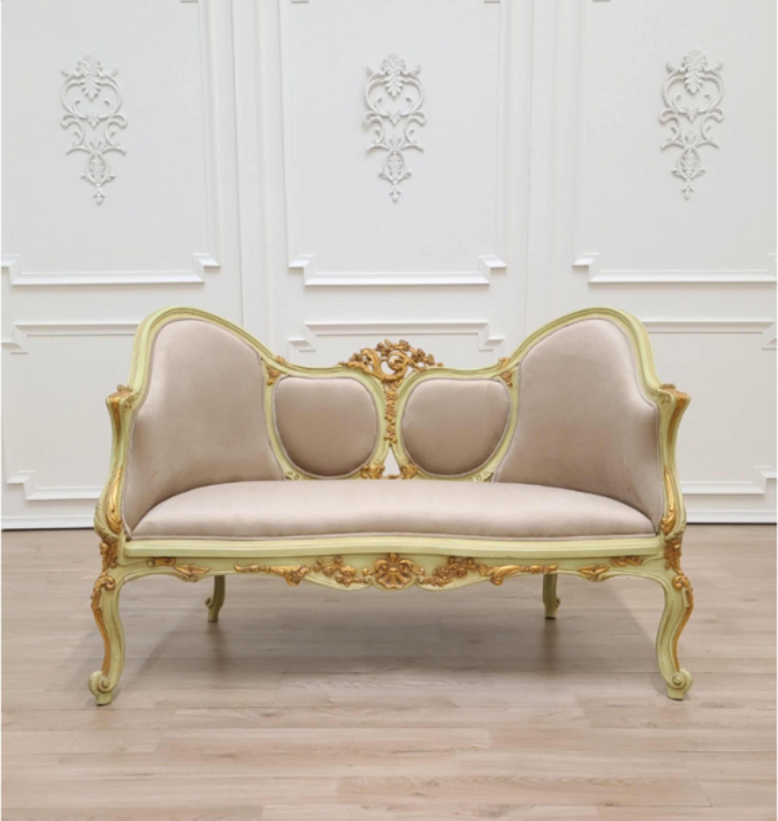 pale rose settee