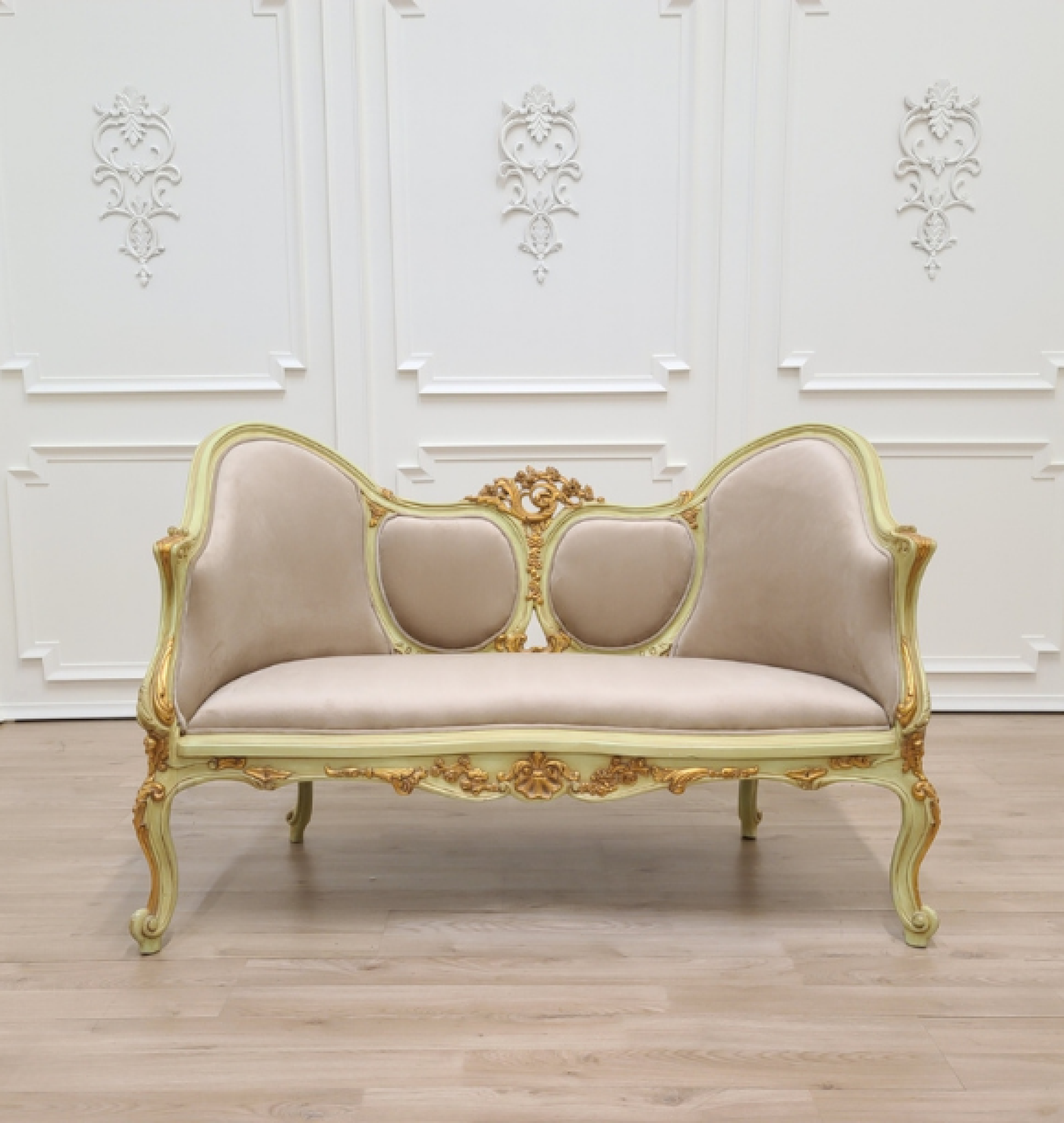 pale rose settee